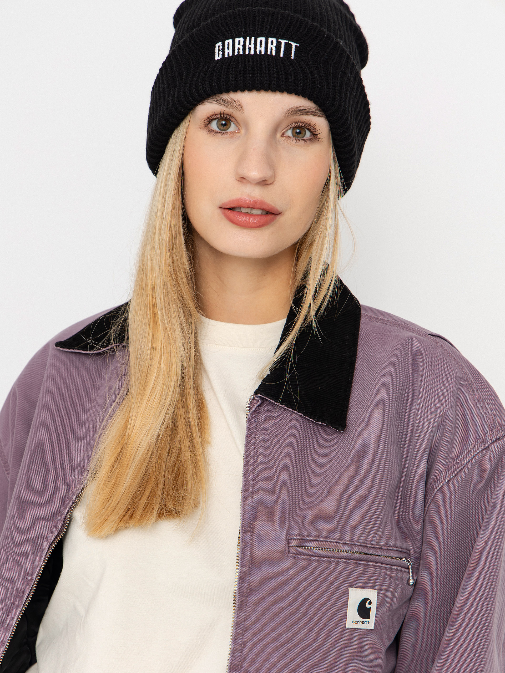 Яке Carhartt WIP OG Detroit Wmn (phlox/black/stone canvas)