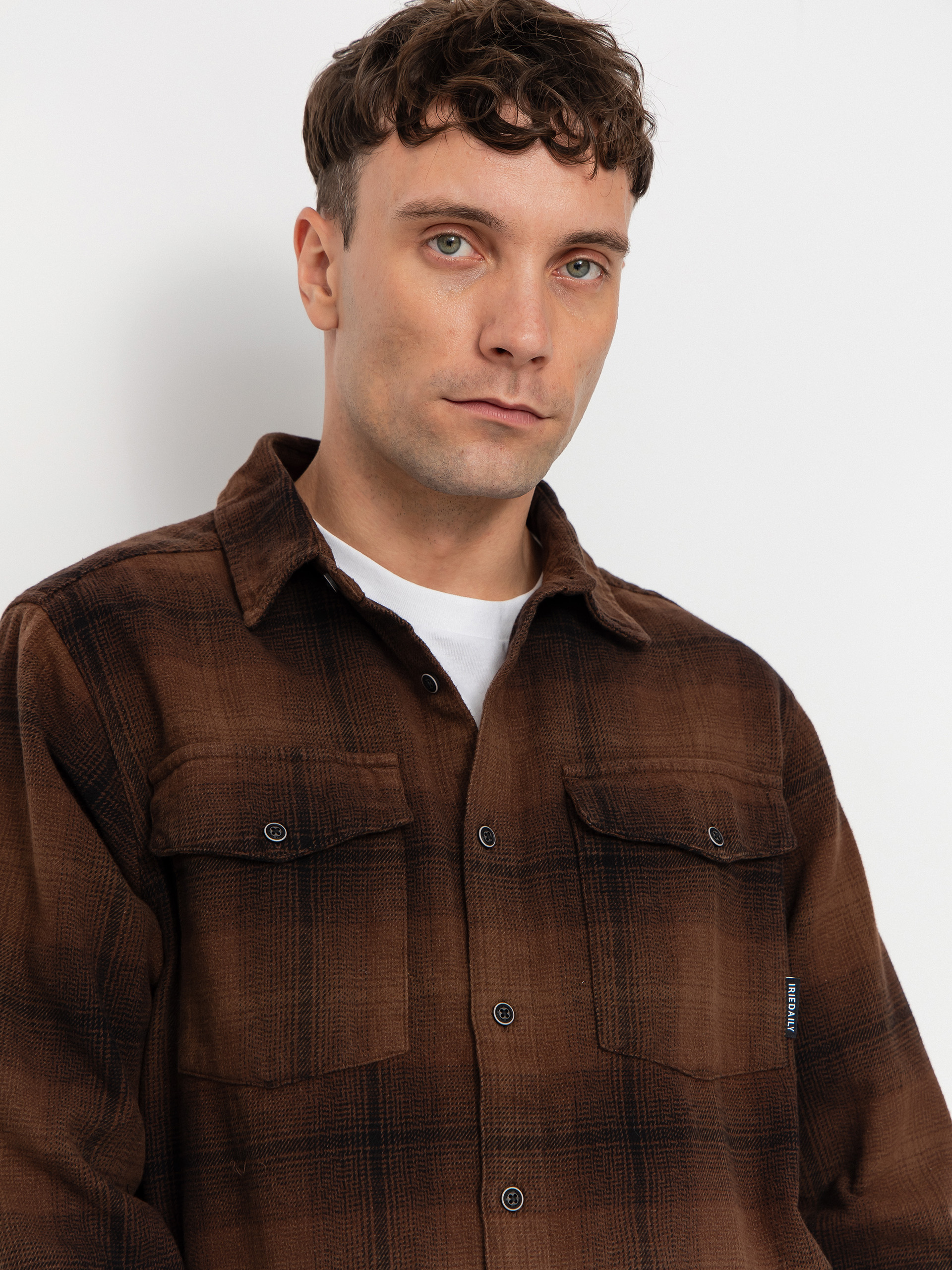 Риза Iriedaily Rosomako Eco (dark coffee)