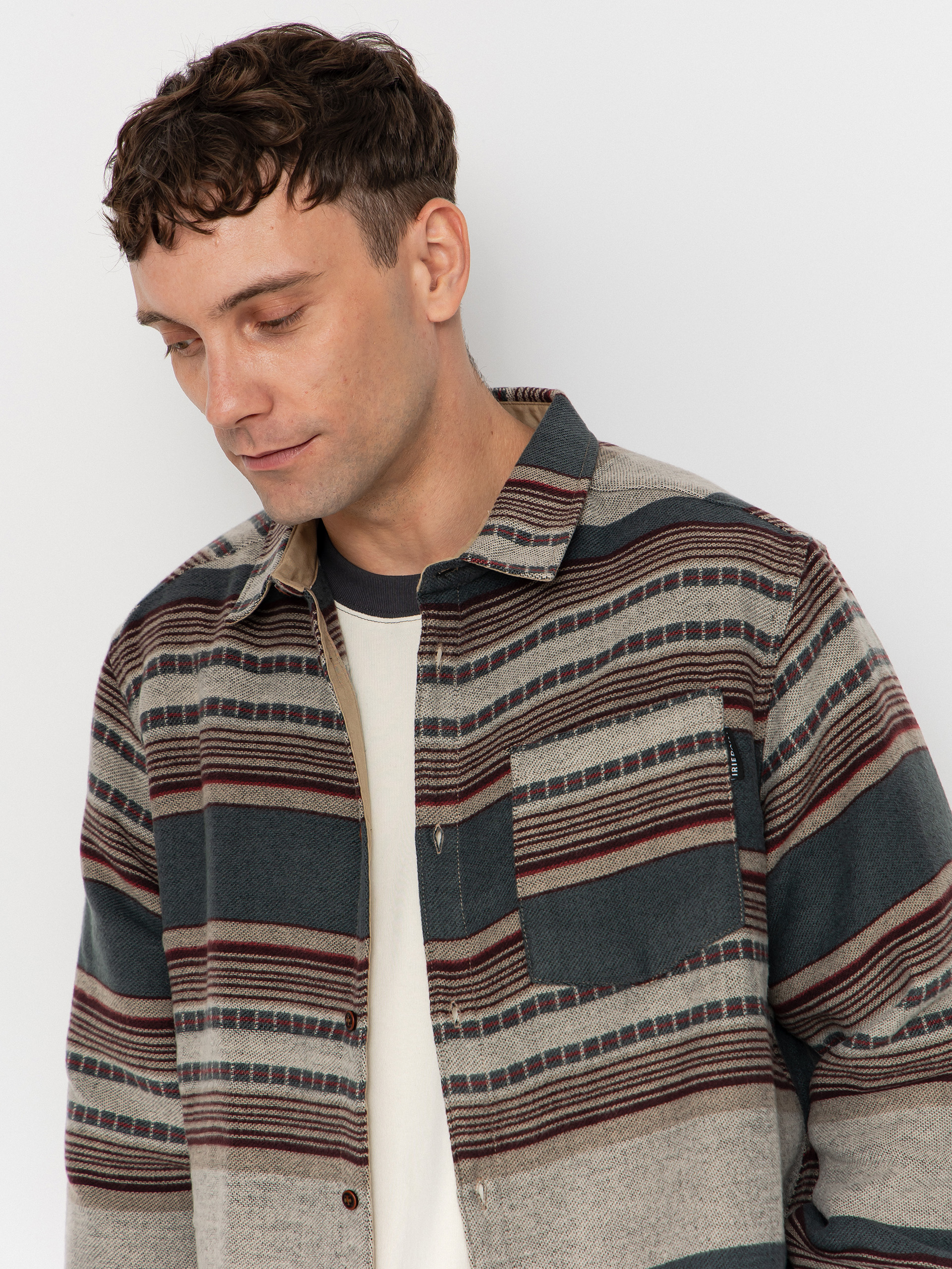 Риза Iriedaily Santania (khaki green)