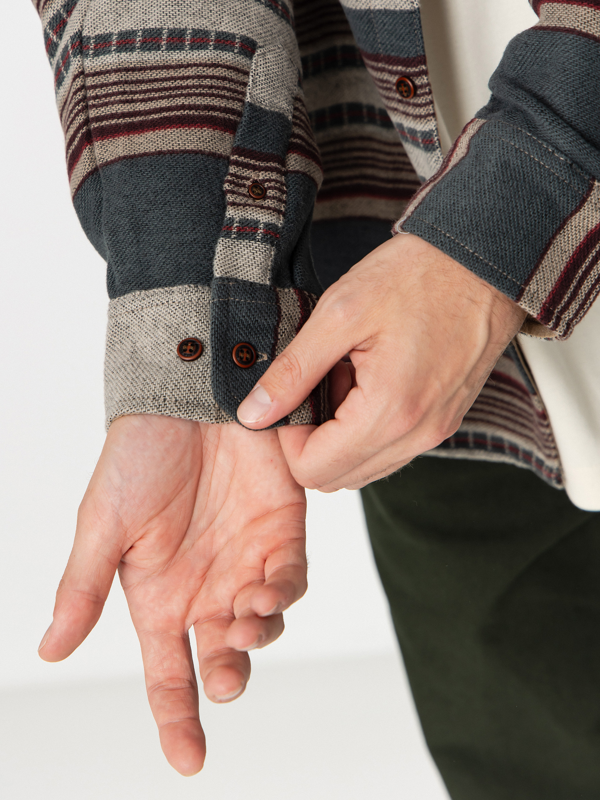 Риза Iriedaily Santania (khaki green)