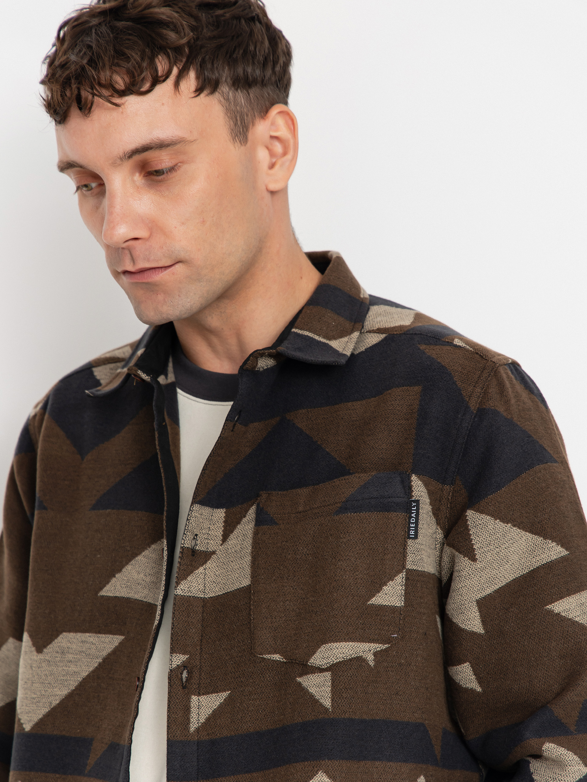 Риза Iriedaily Santania (dark coffee)