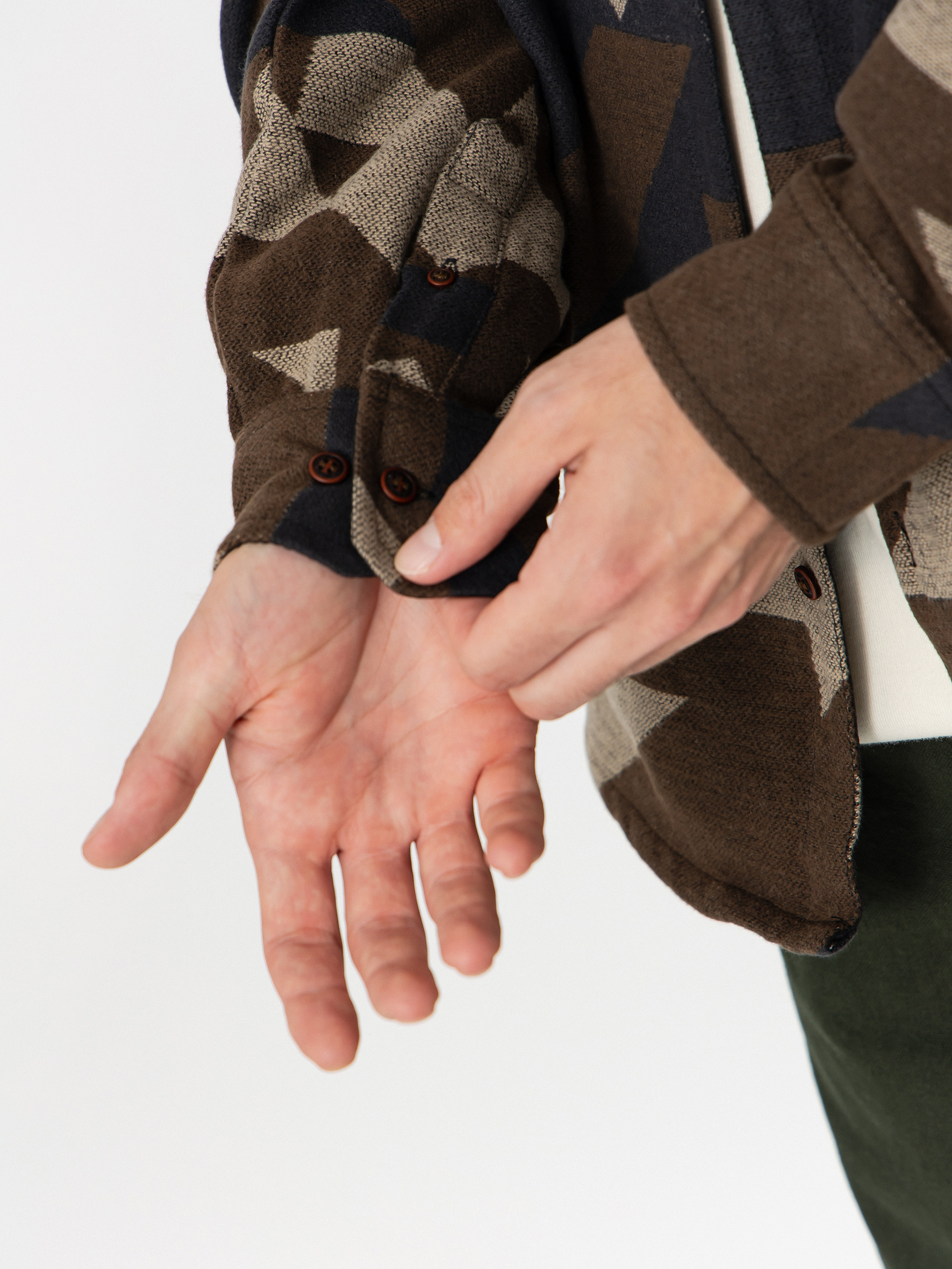 Риза Iriedaily Santania (dark coffee)