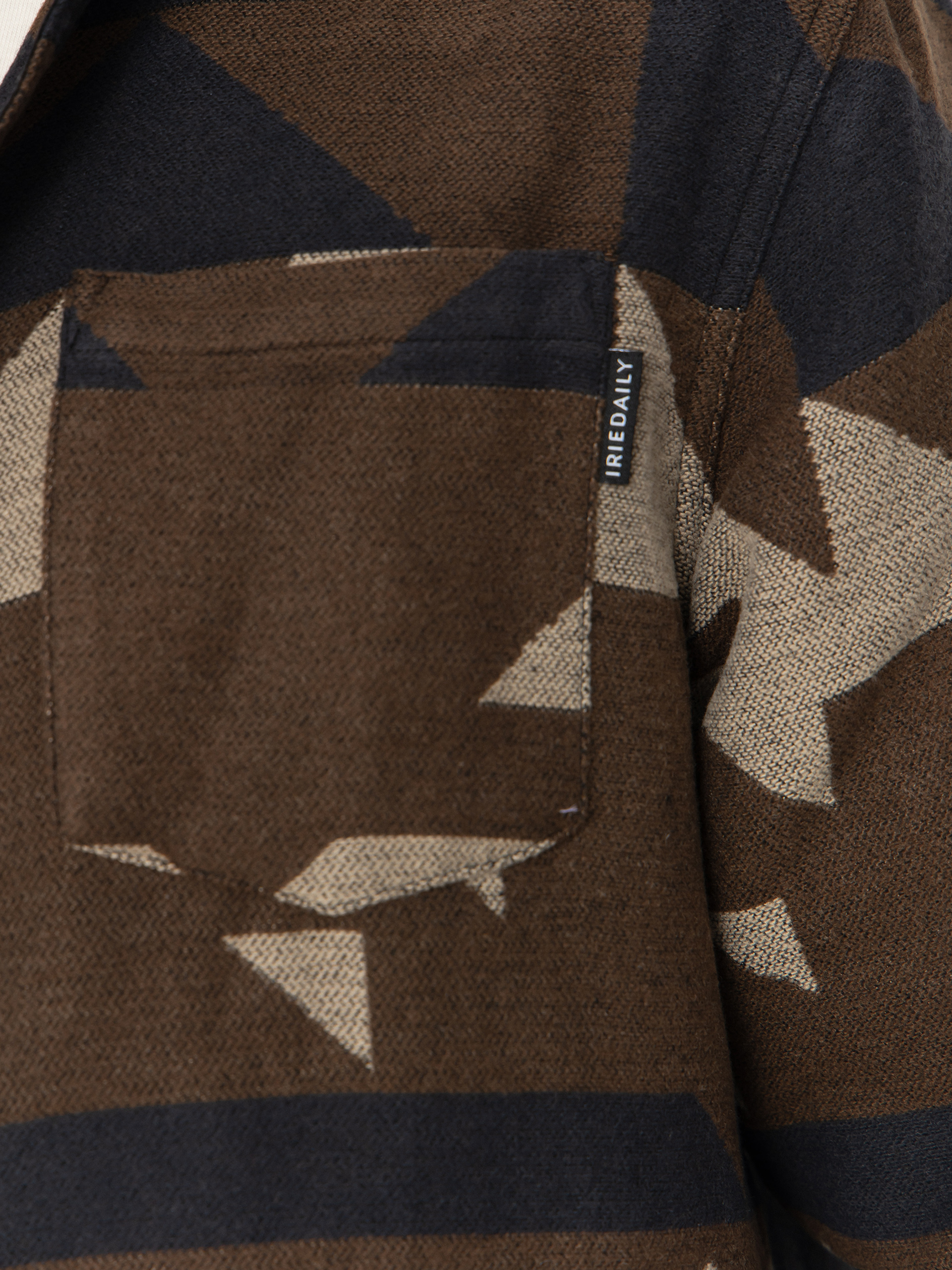 Риза Iriedaily Santania (dark coffee)