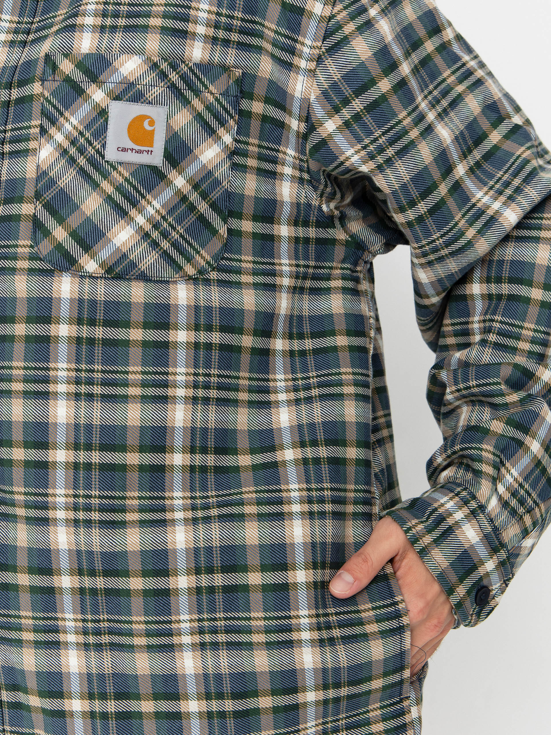 Яке Carhartt WIP Cronyn (cronyn check/dark navy)