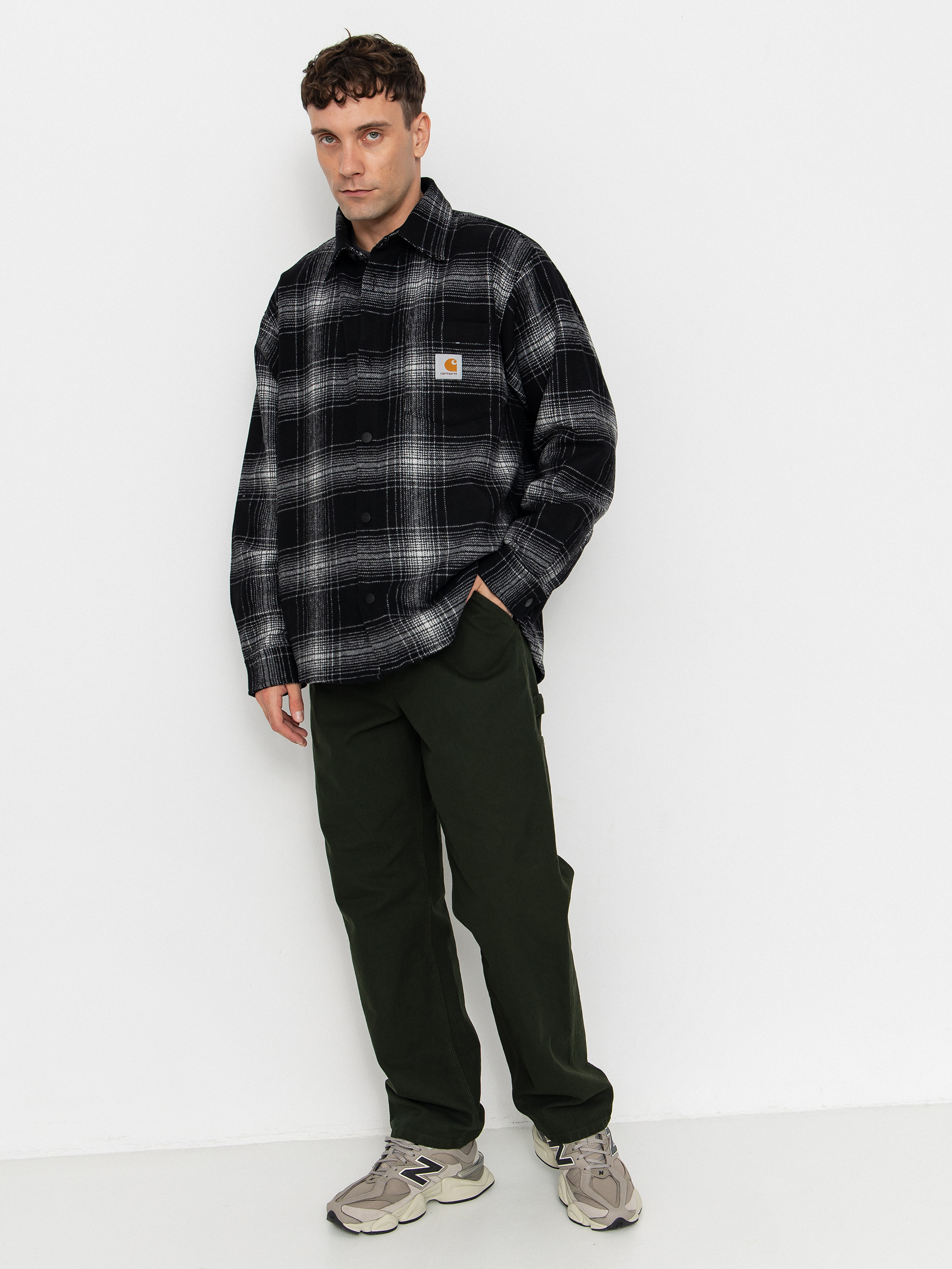 u042fu043au0435 Carhartt WIP Brennan (brennan check/black/wax)