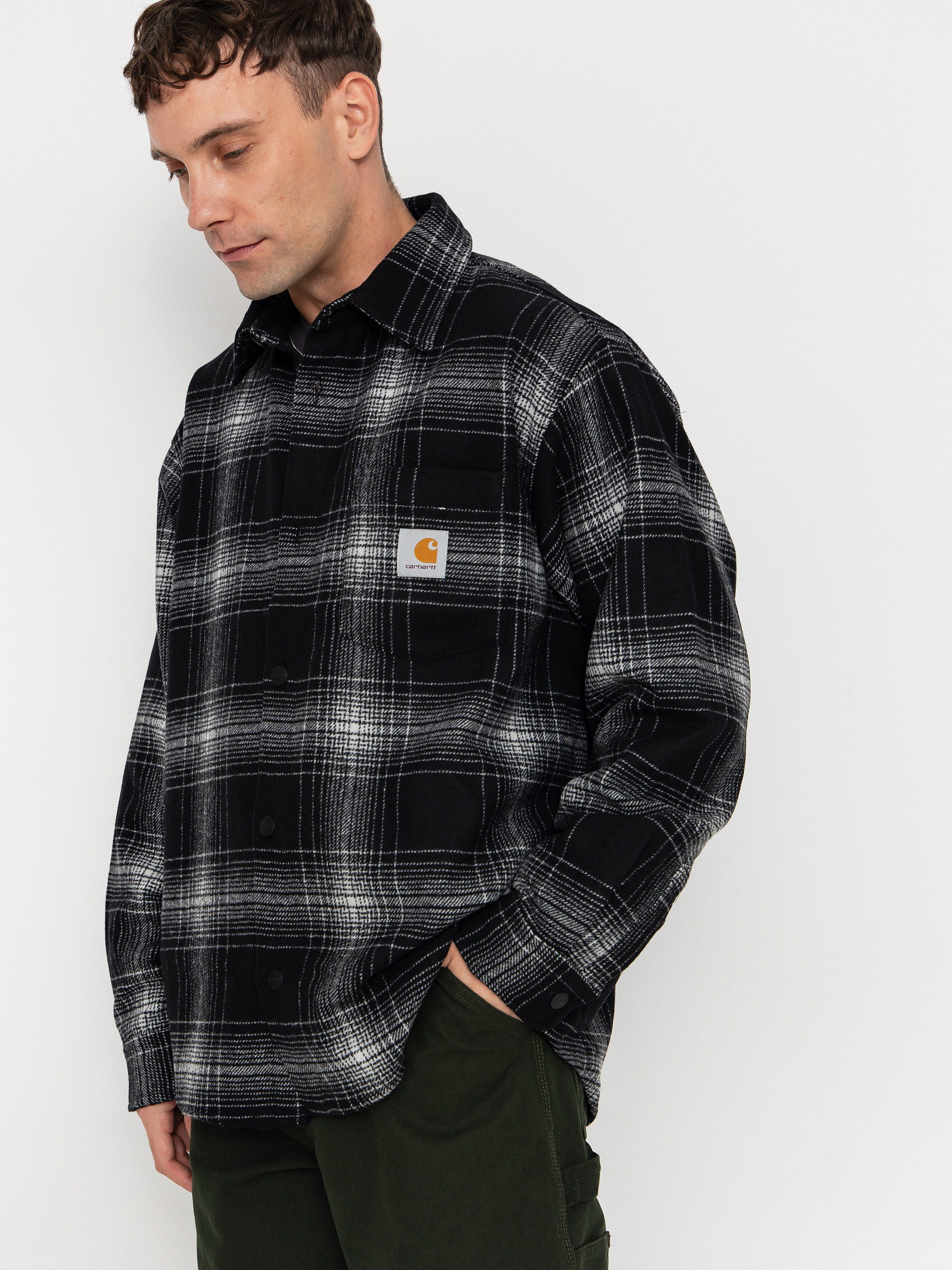 Яке Carhartt WIP Brennan (brennan check/black/wax)