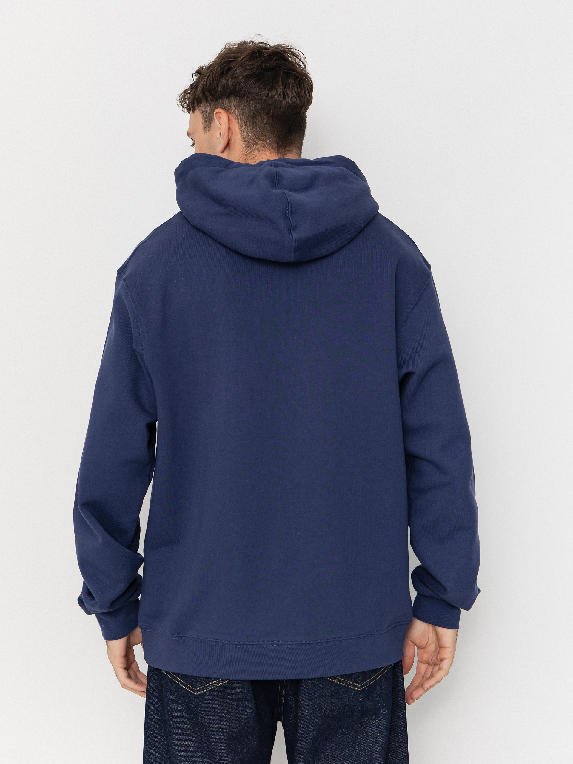 Суитшърт с качулка Iriedaily Mini Flag 2 HD (crown blue)