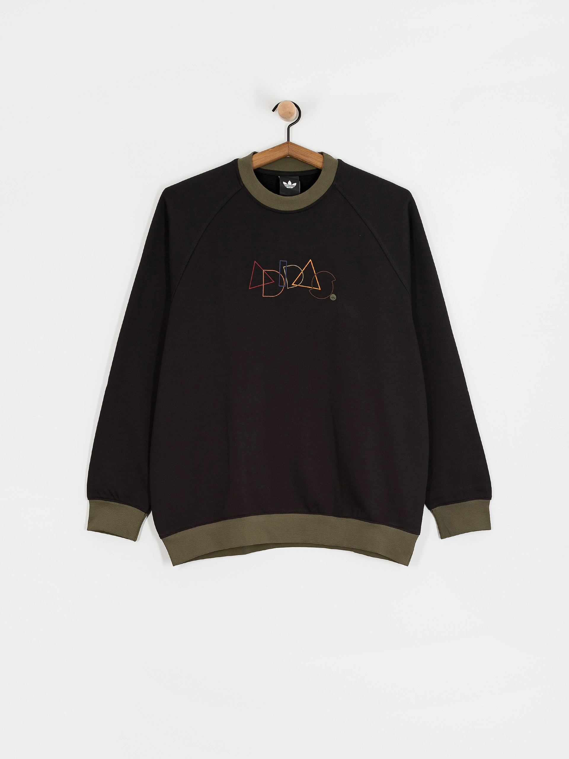 Суитшърт adidas Skate Geo Crew (black)