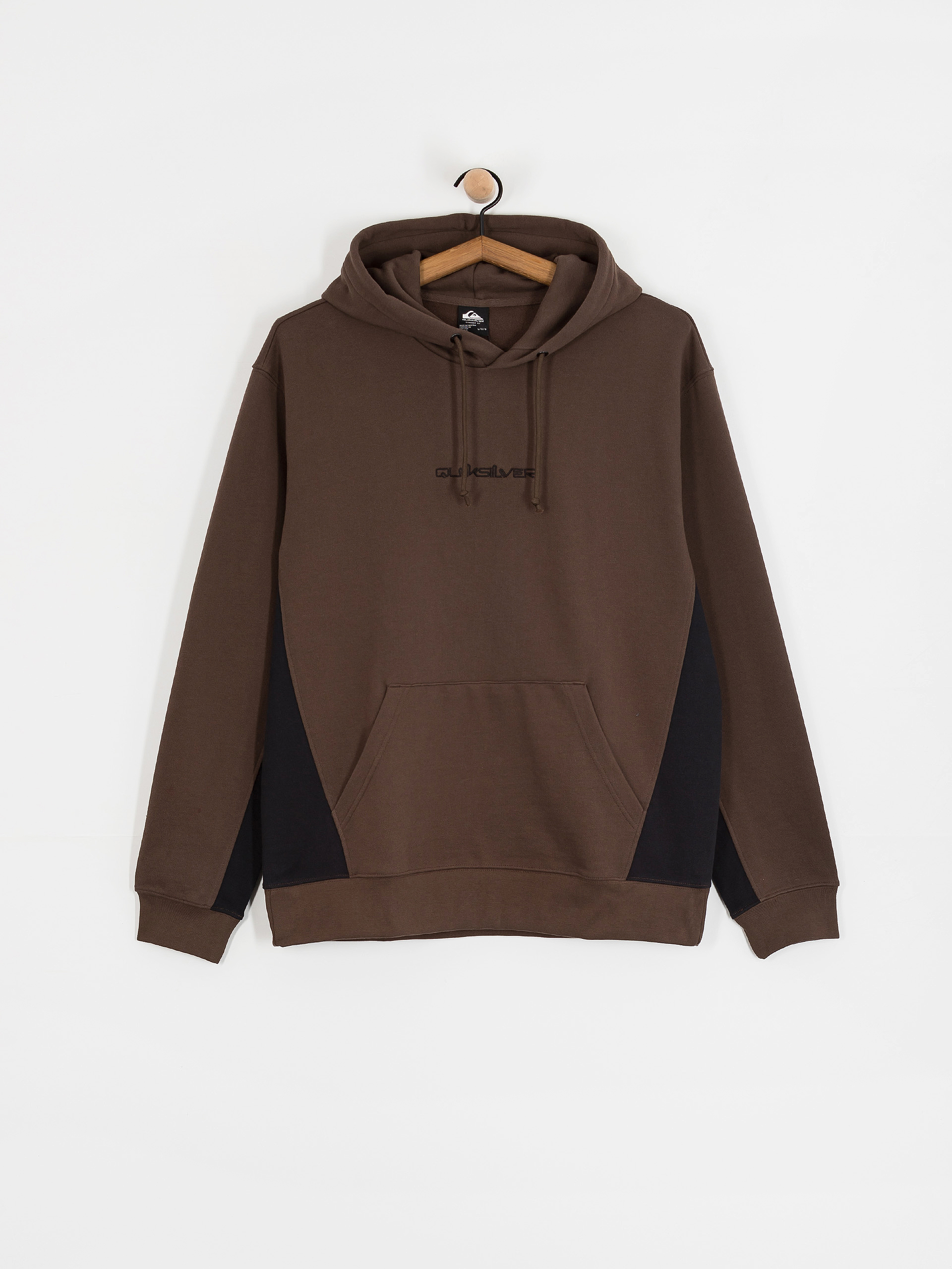 Суитшърт с качулка Quiksilver Cb HD (chocolate brown)