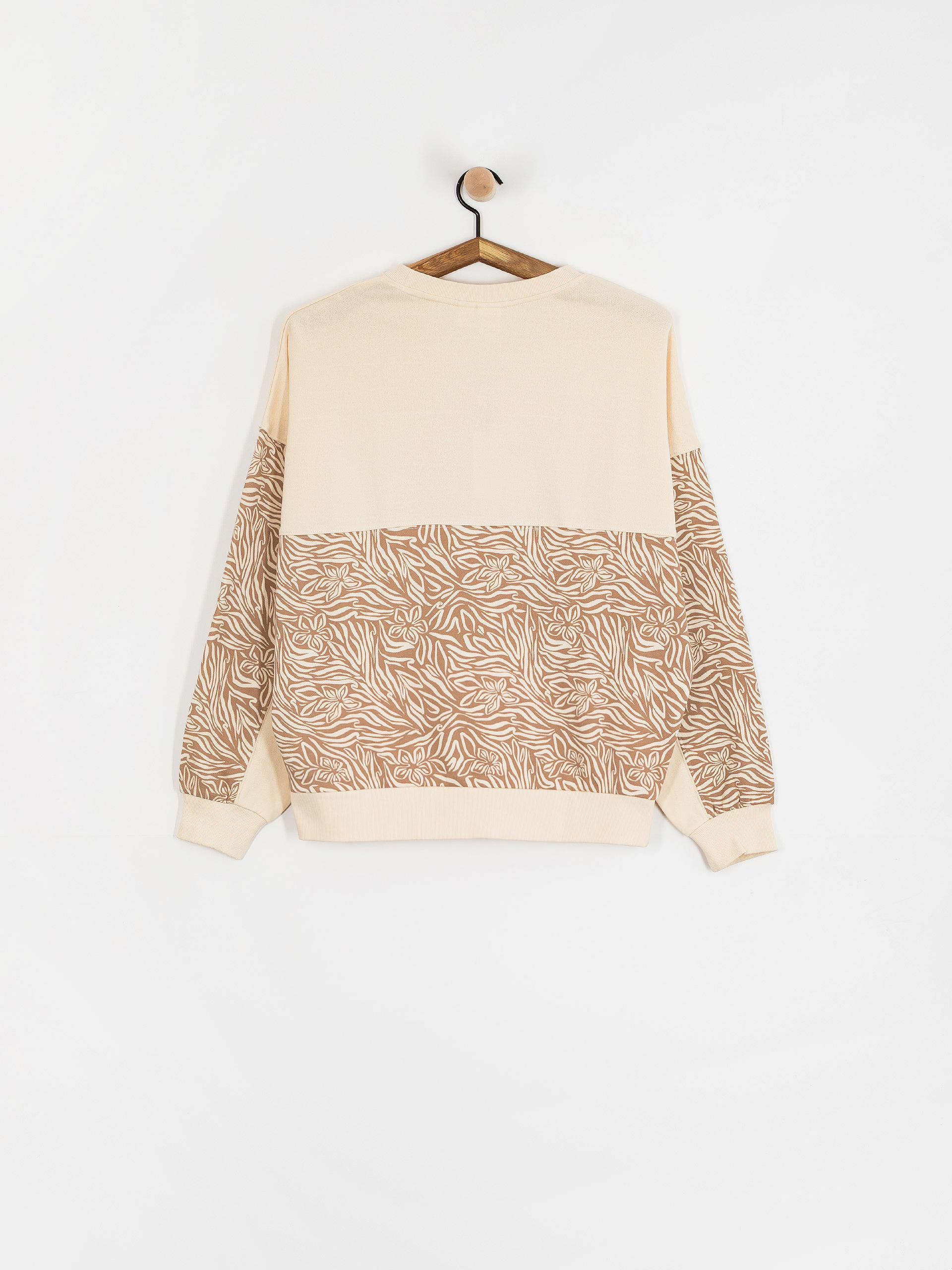Суитшърт Roxy Gone Wild Block Wmn (parchment animal floral)