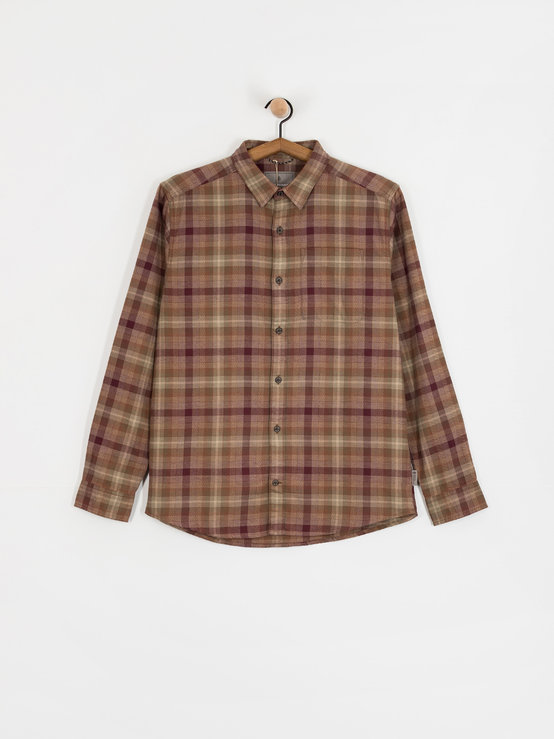 Риза Royal Robbins Lieback Organic Cotton Flannel (dusty olive dipsea pld)