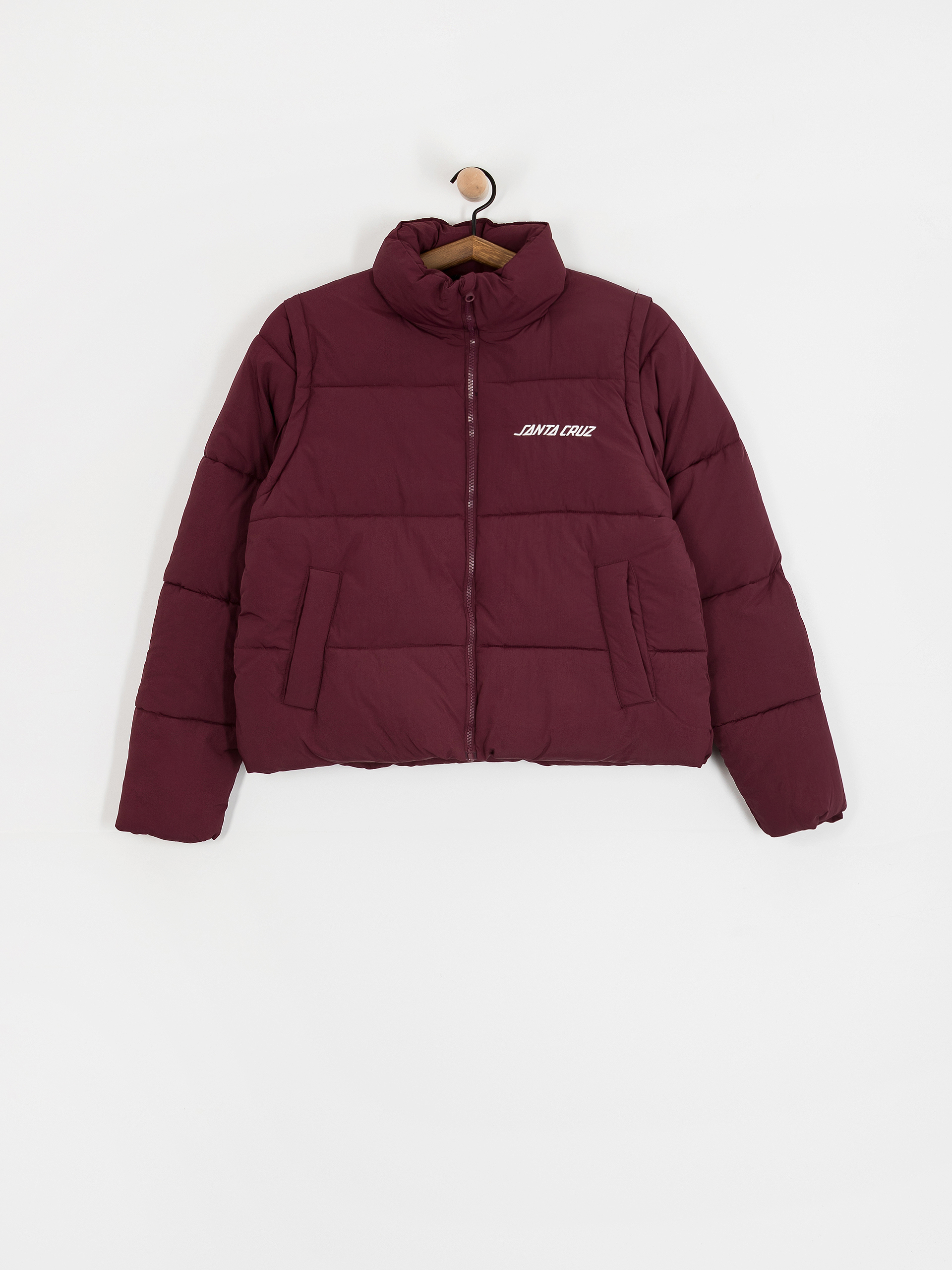 Яке Santa Cruz Strip 2 In 1 Quilted Wmn (dark cherry)