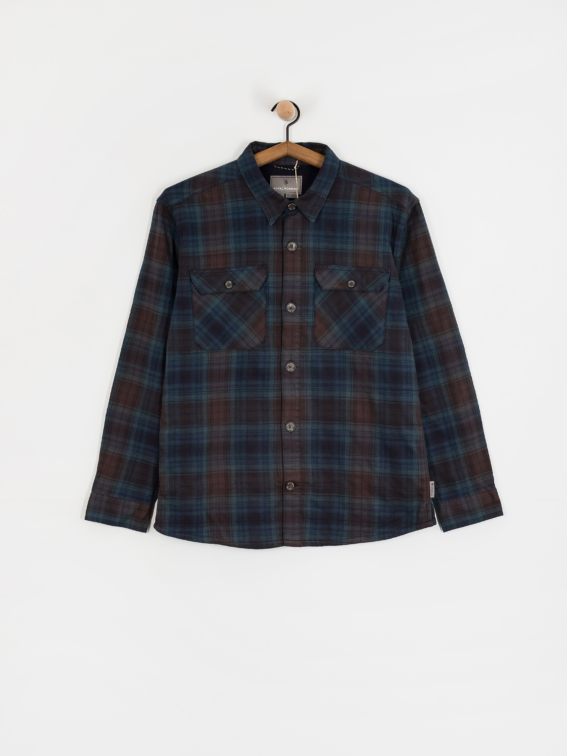 Риза Royal Robbins Snowcap Lined Flannel (naval tioga pld)
