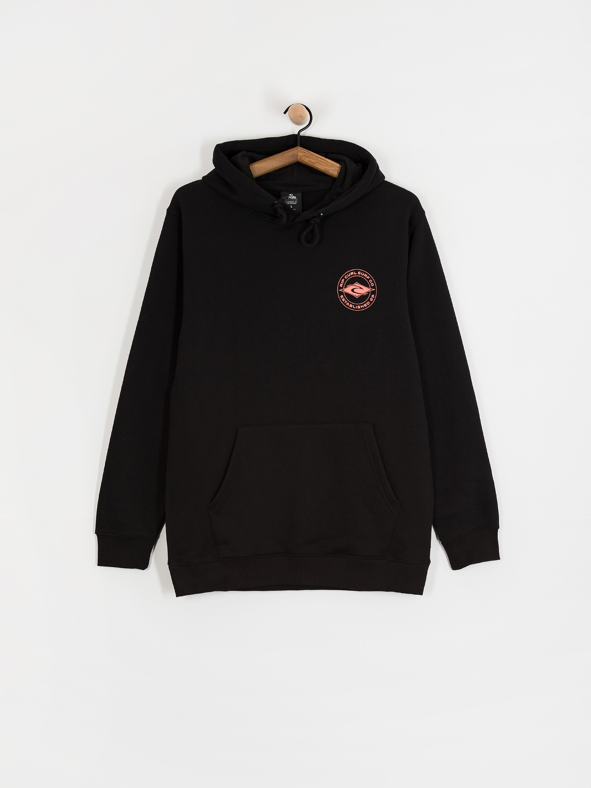 Суитшърт с качулка Rip Curl Staple HD (black)