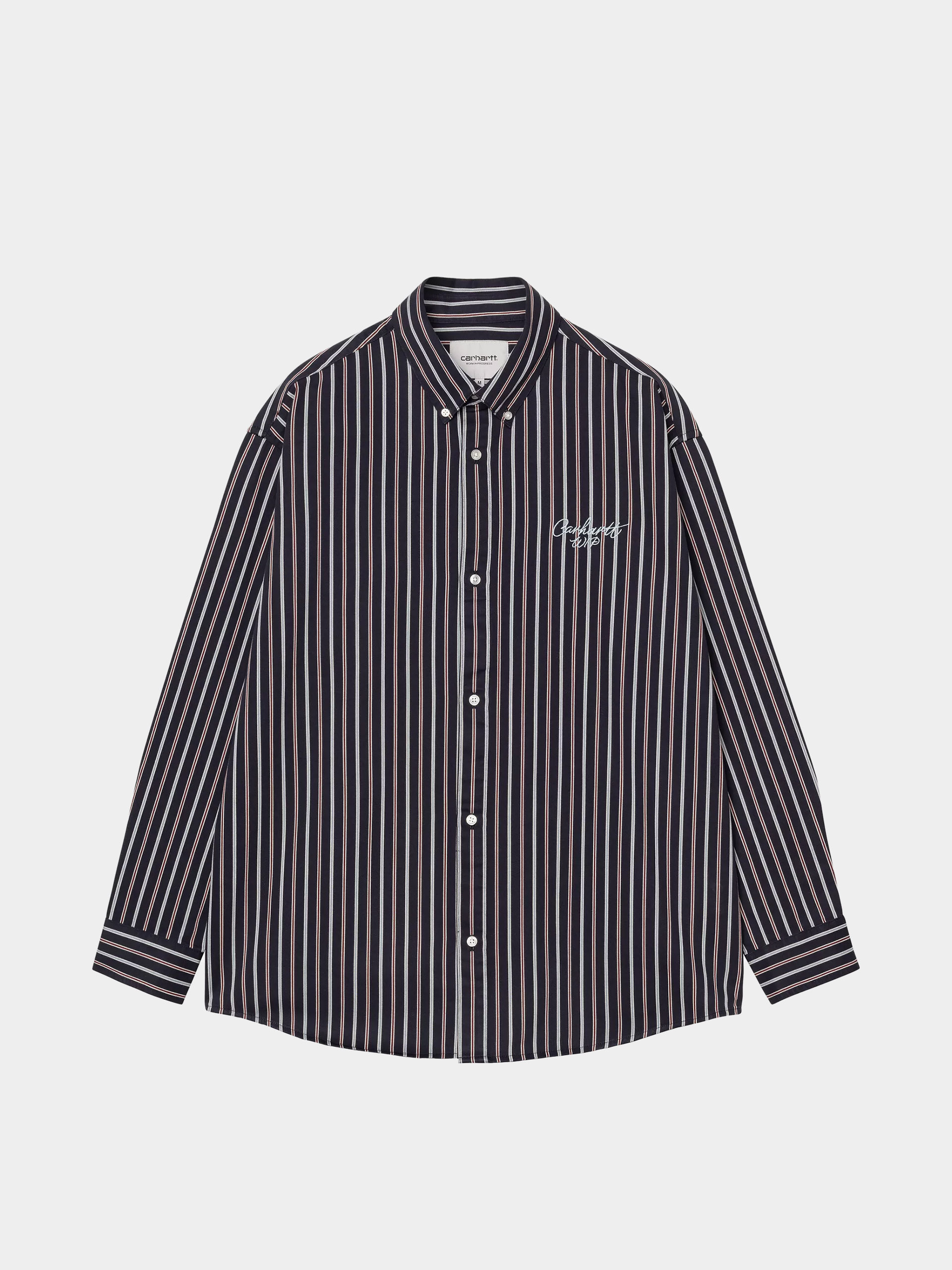 Риза Carhartt WIP Palance (palance stripe/dark navy)