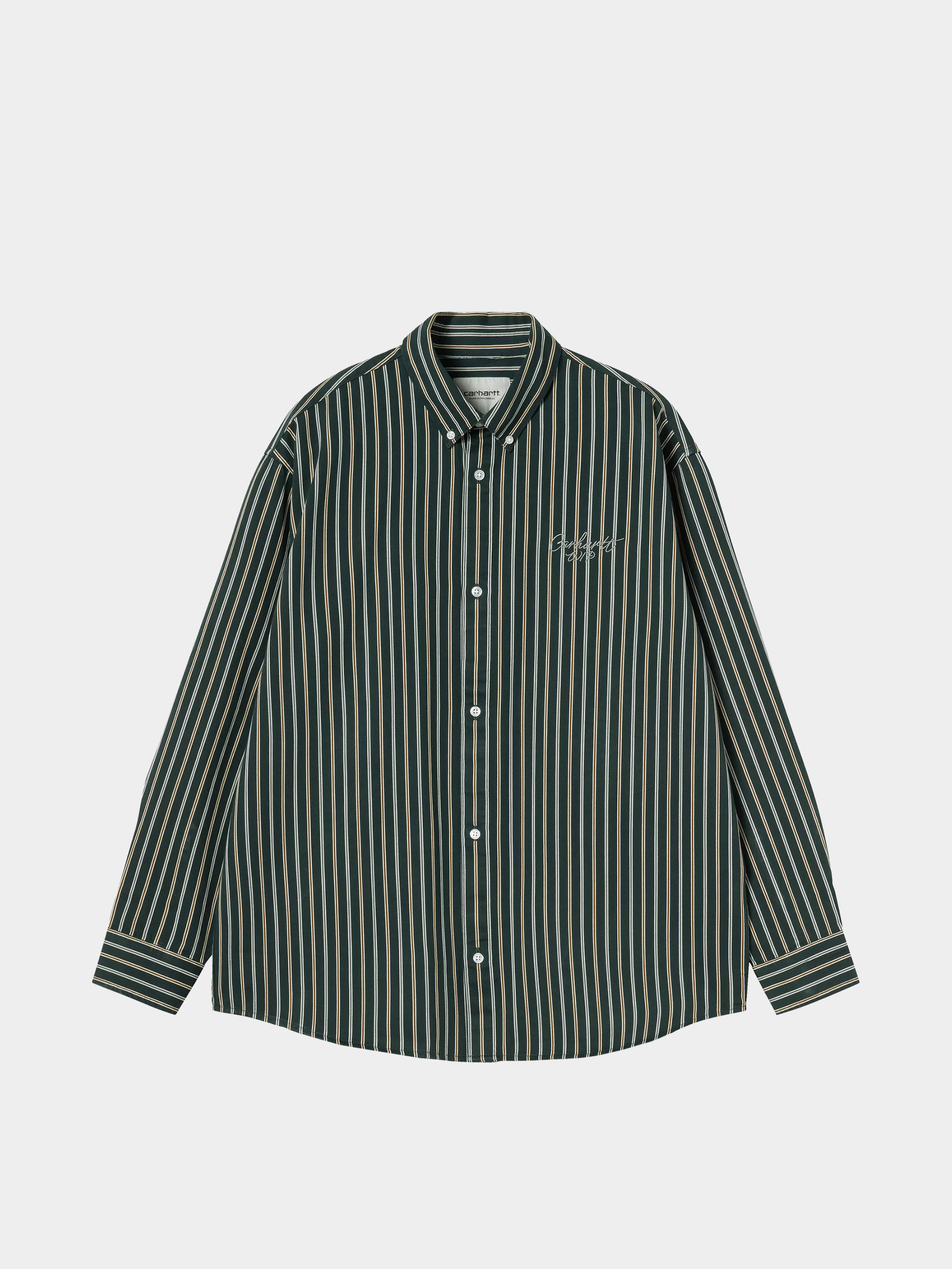 Риза Carhartt WIP Palance (palance stripe/deep lagoon)