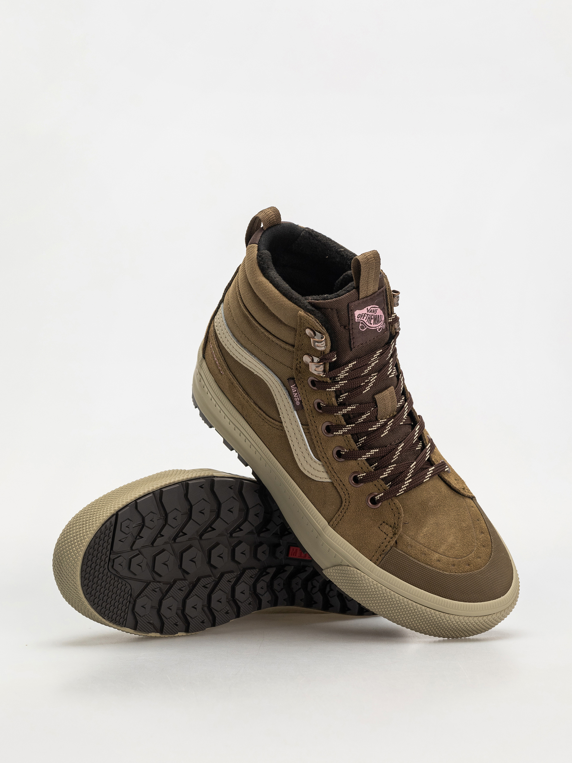 Обувки Vans Mte Sk8 Hi Waterproof Insulated (brown/pink)