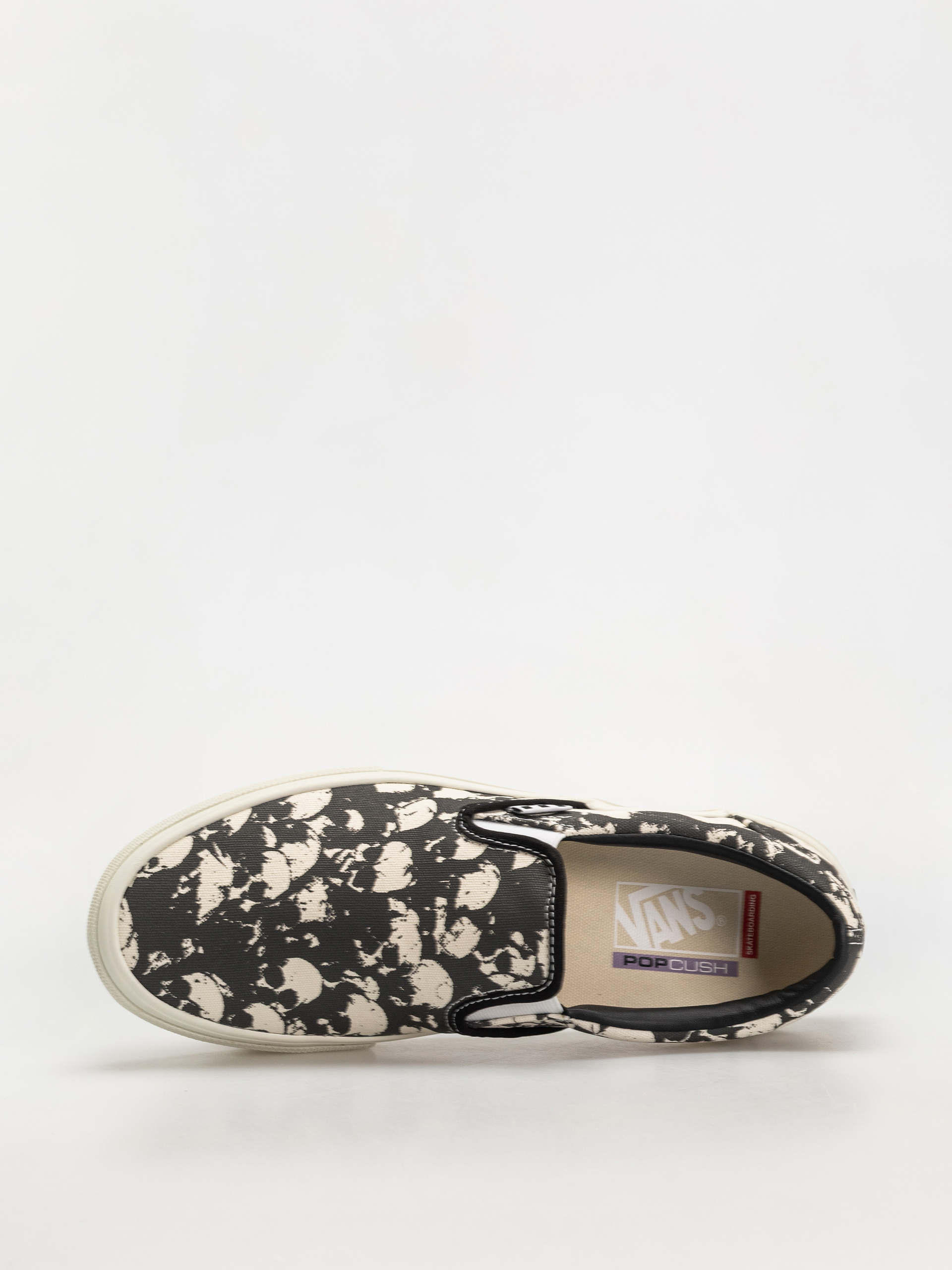 Обувки Vans Skate Slip On (skull pile black/white/gum)