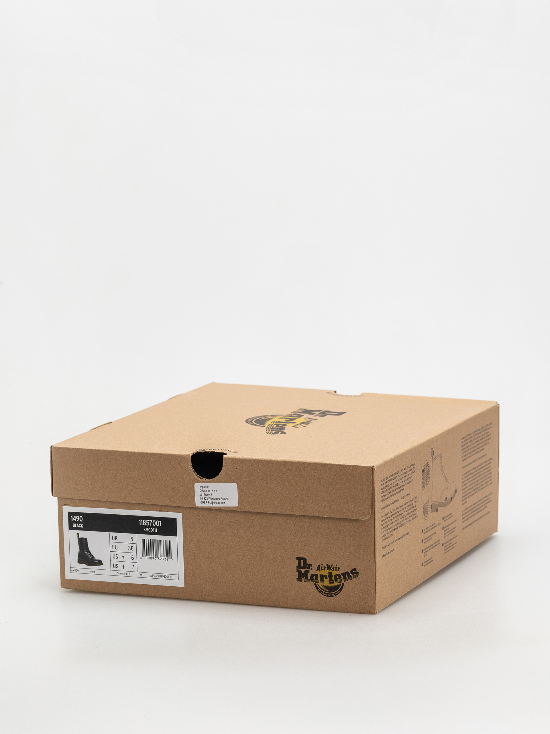 Обувки Dr. Martens 1490 (black smooth)