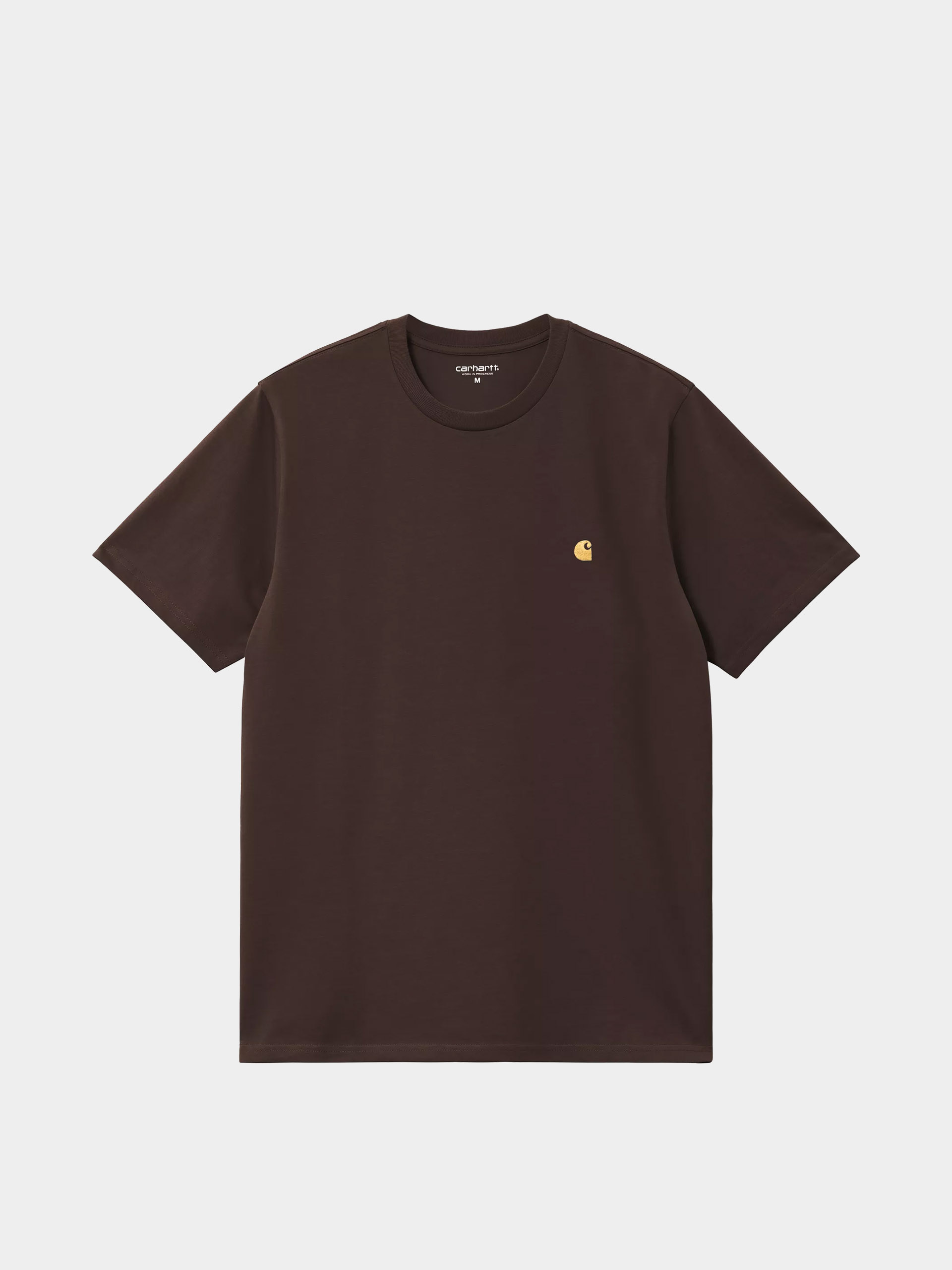 Тениска Carhartt WIP Chase (tobacco/gold)