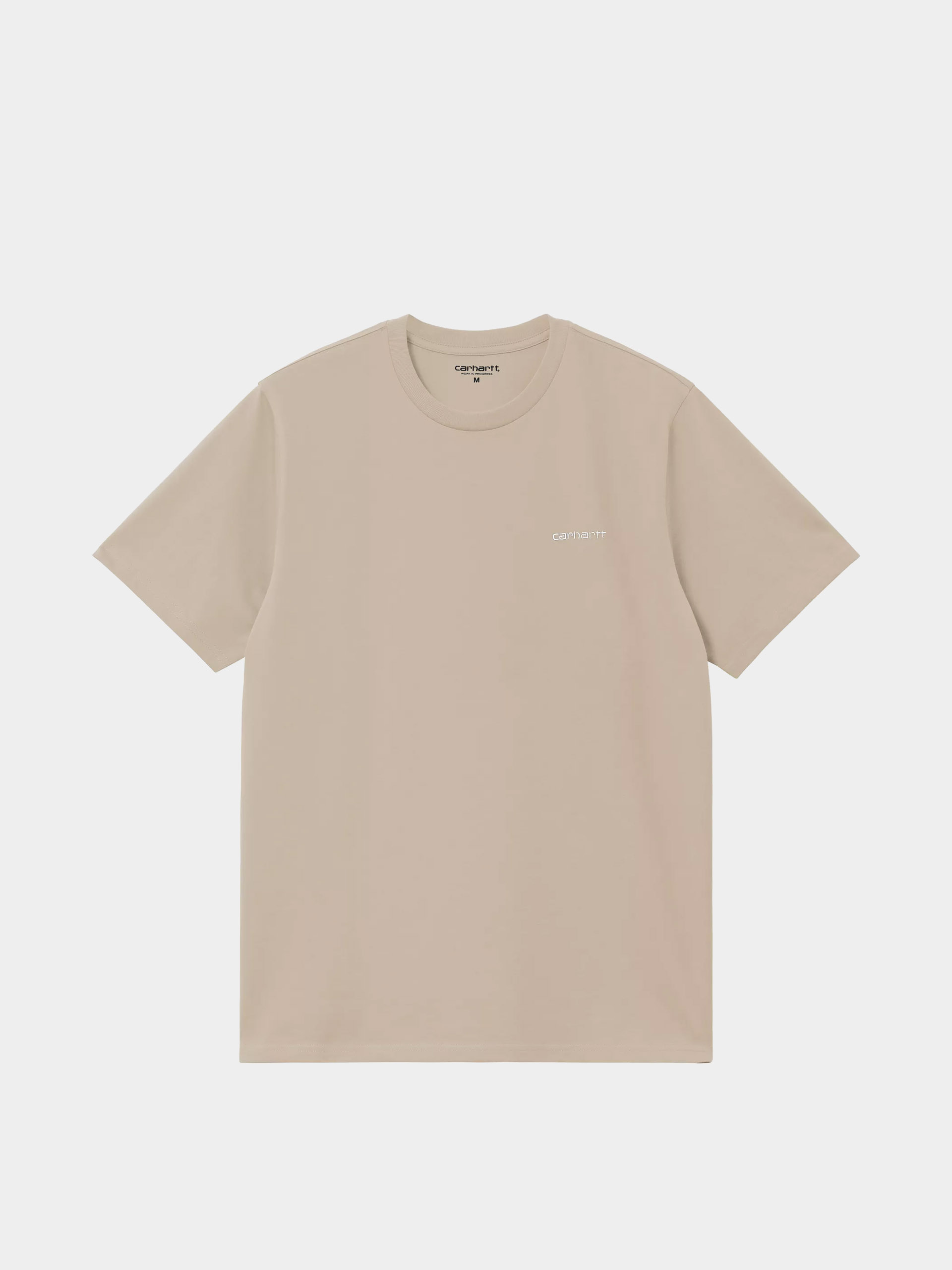 u0422u0435u043du0438u0441u043au0430 Carhartt WIP Script Embroidery (fleur de sel/white)