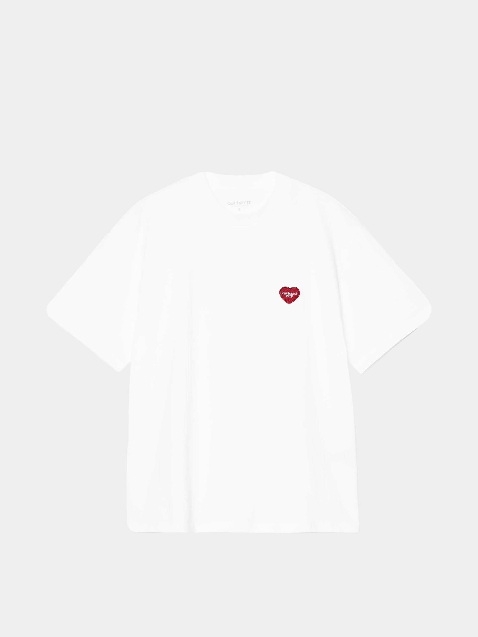 u0422u0435u043du0438u0441u043au0430 Carhartt WIP Heart Patch Wmn (white/red)