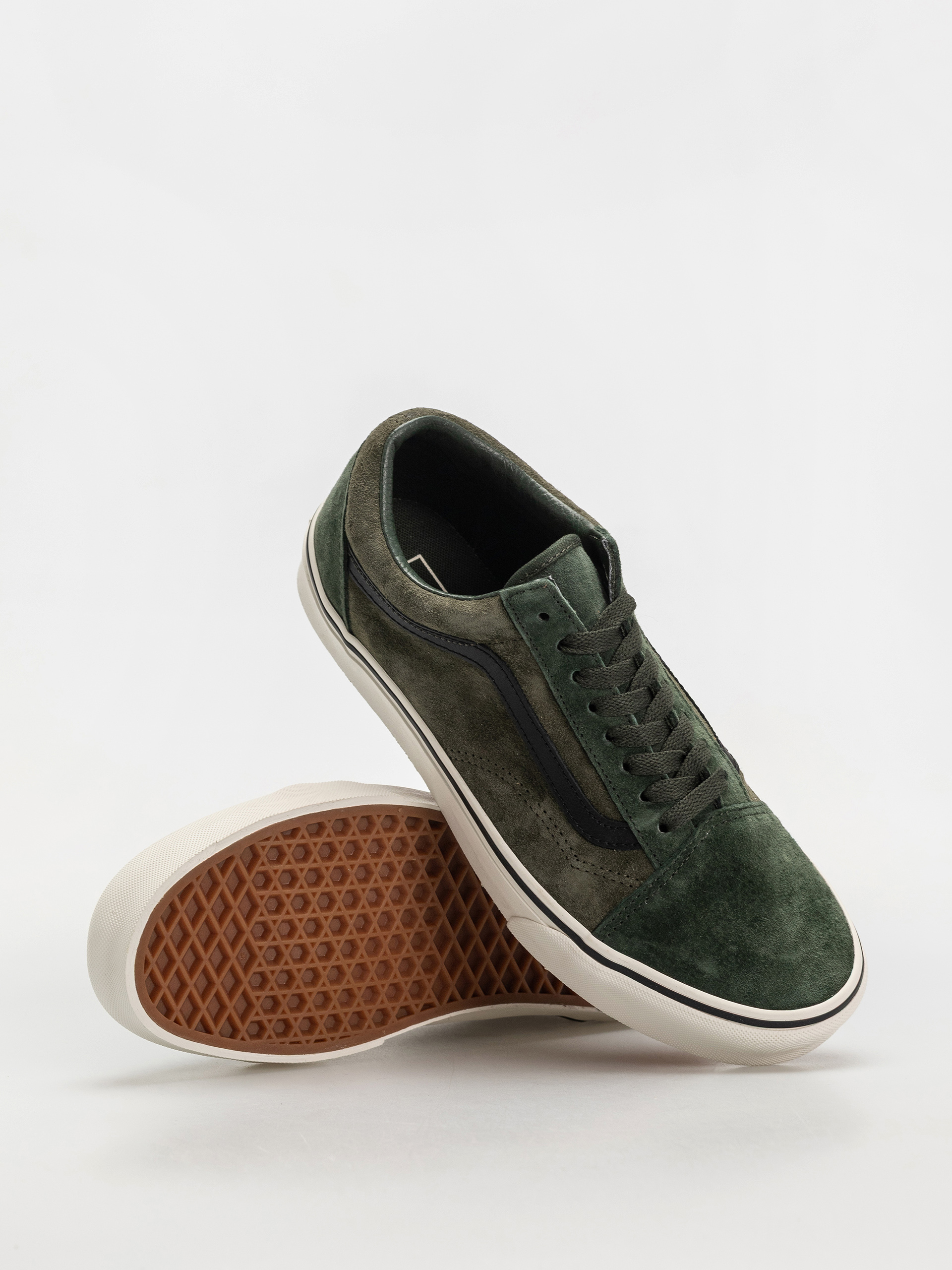 Обувки Vans Old Skool (pig suede green/multi)