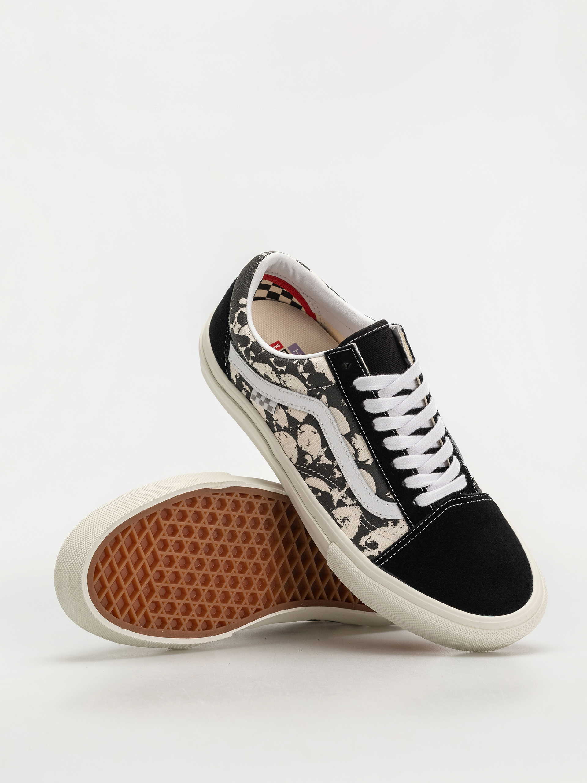 Обувки Vans Skate Old Skool (skull pile black/white/gum)
