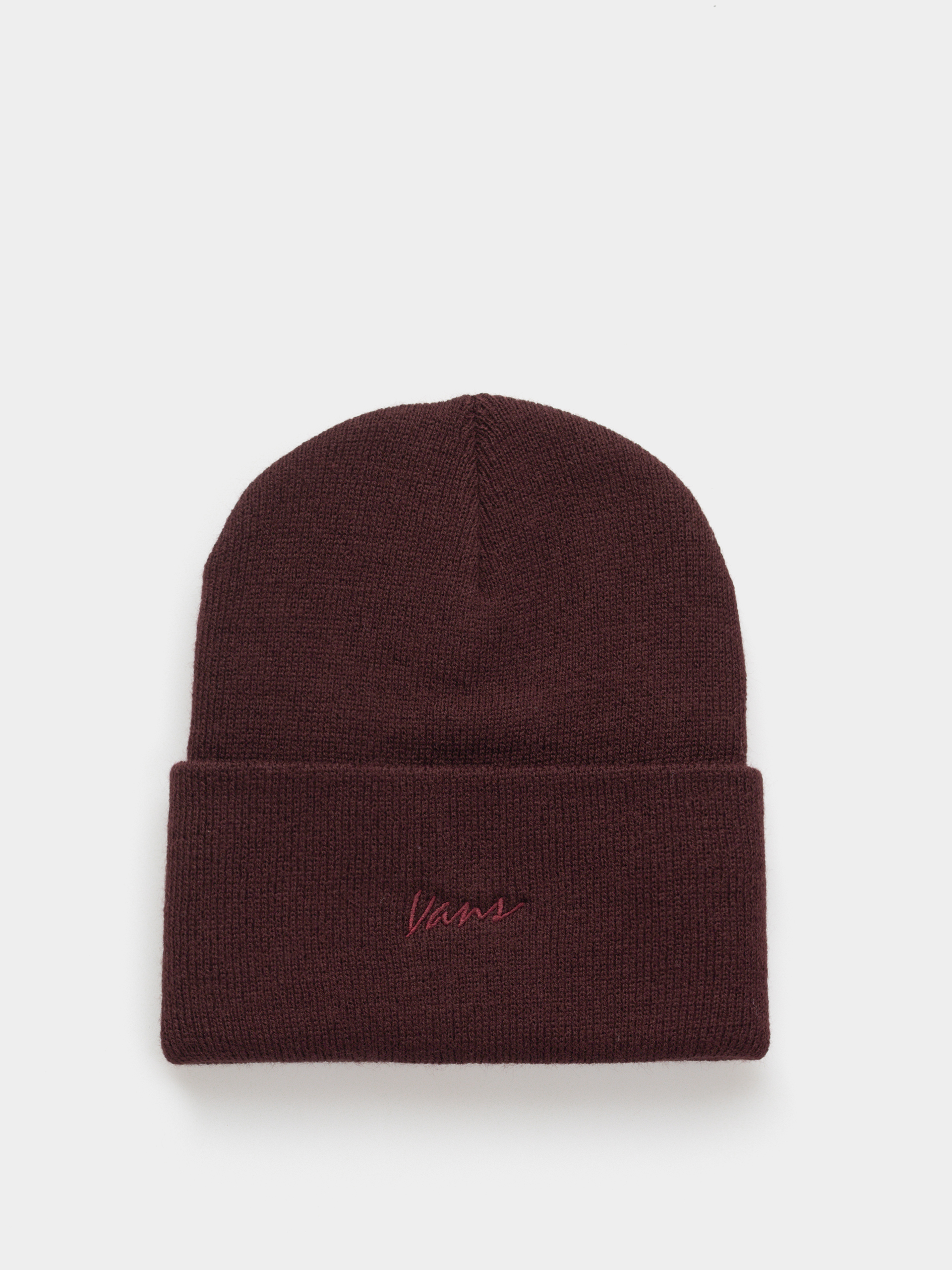Шапка Vans Classic Script Tall Cuff (dark port)