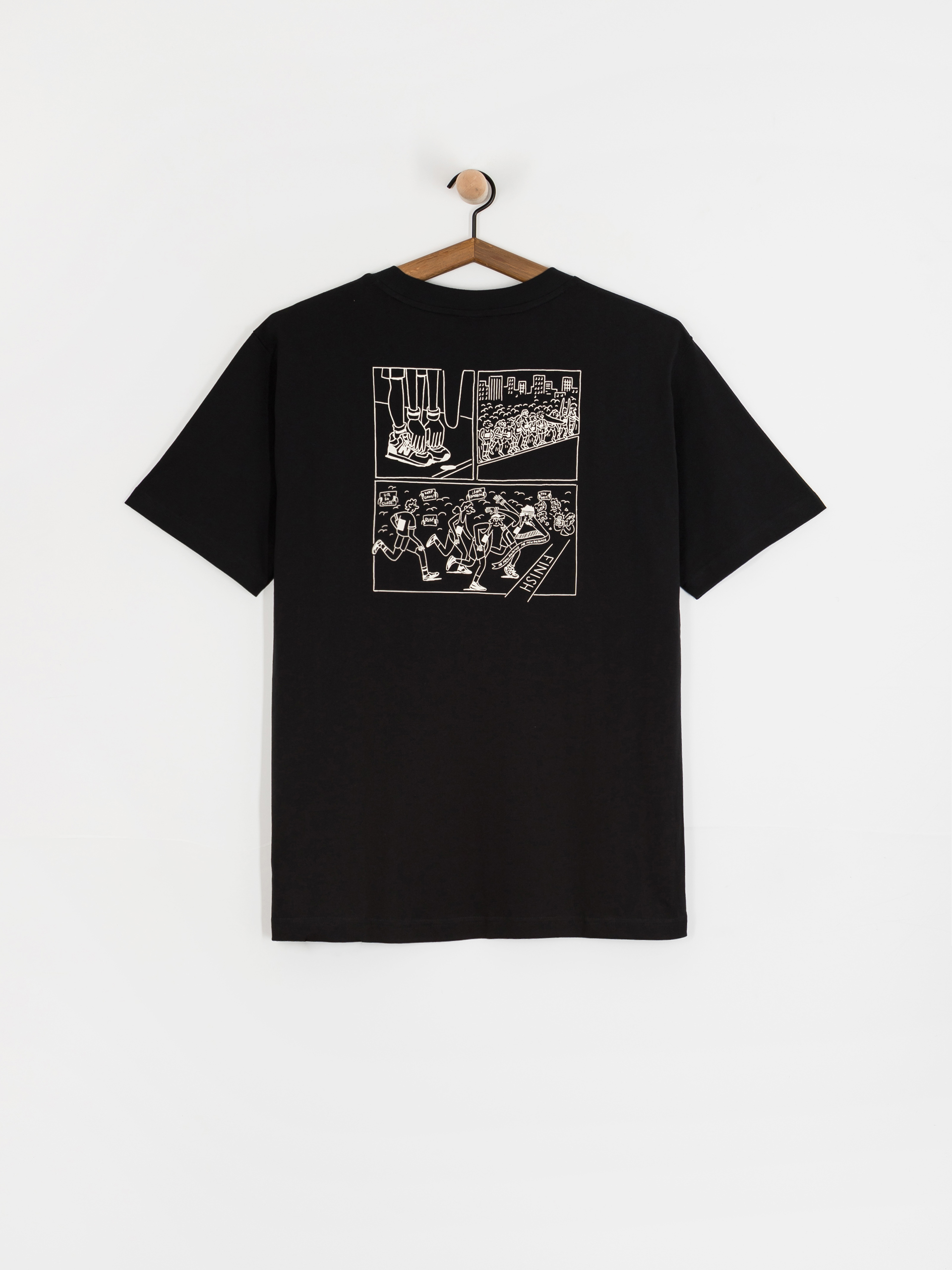 u0422u0435u043du0438u0441u043au0430 New Balance Runners Arent Normal (black)