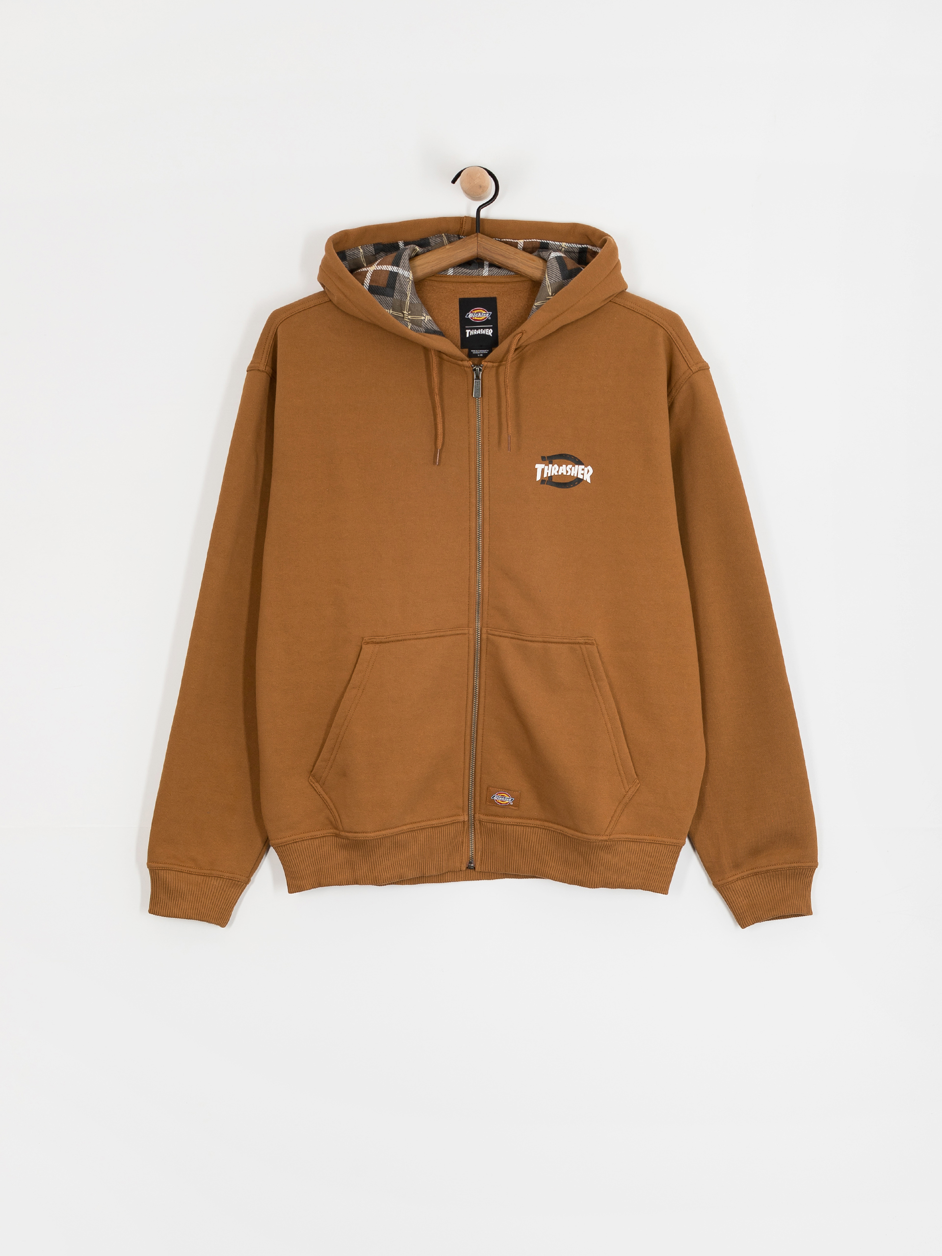 Суитшърт с качулка Dickies x Thrasher Through ZHD (brown duck)