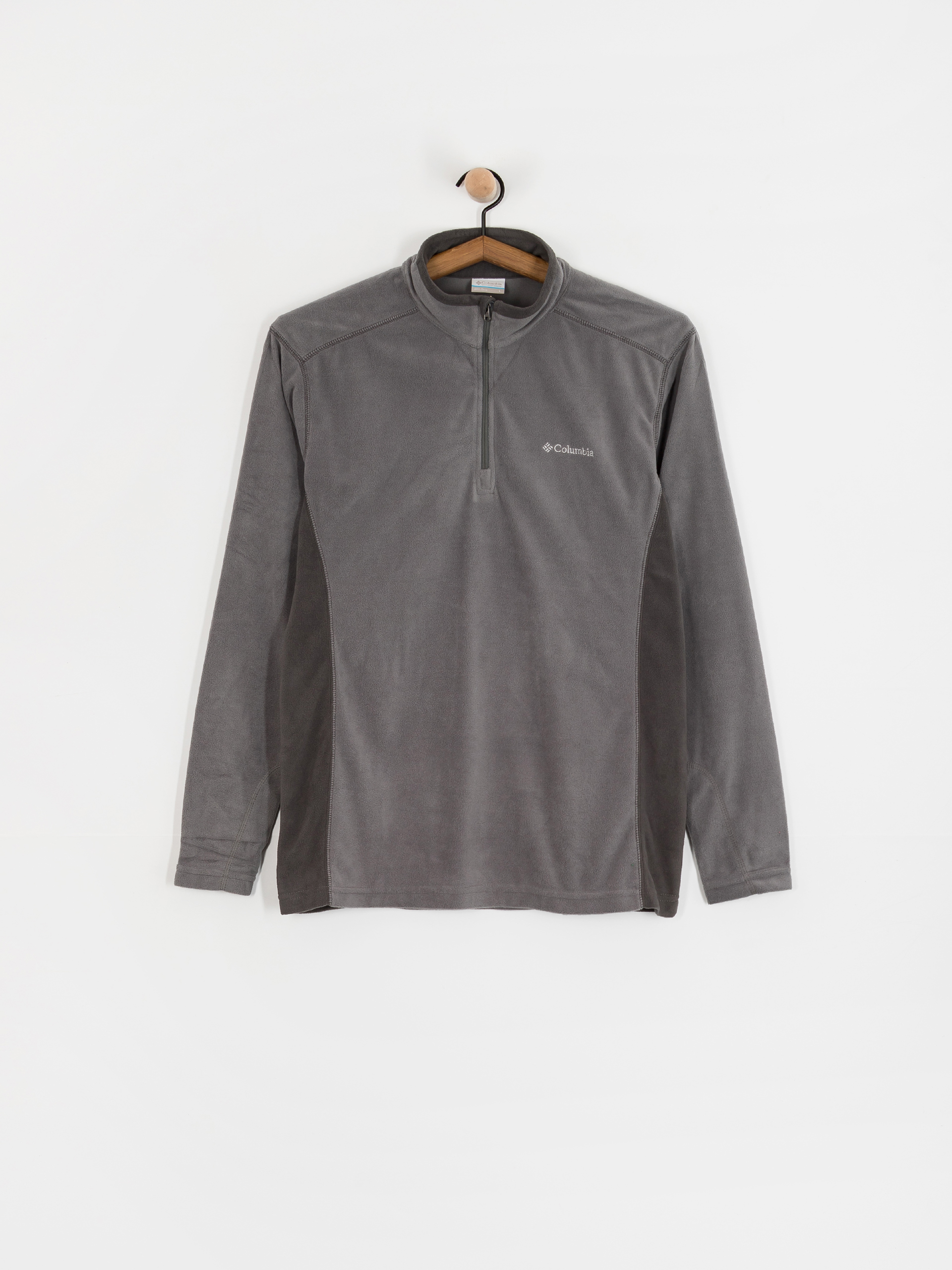 Мъжки Поларени суитшърт Columbia Klamath Range II Half Zip (city grey/shark)
