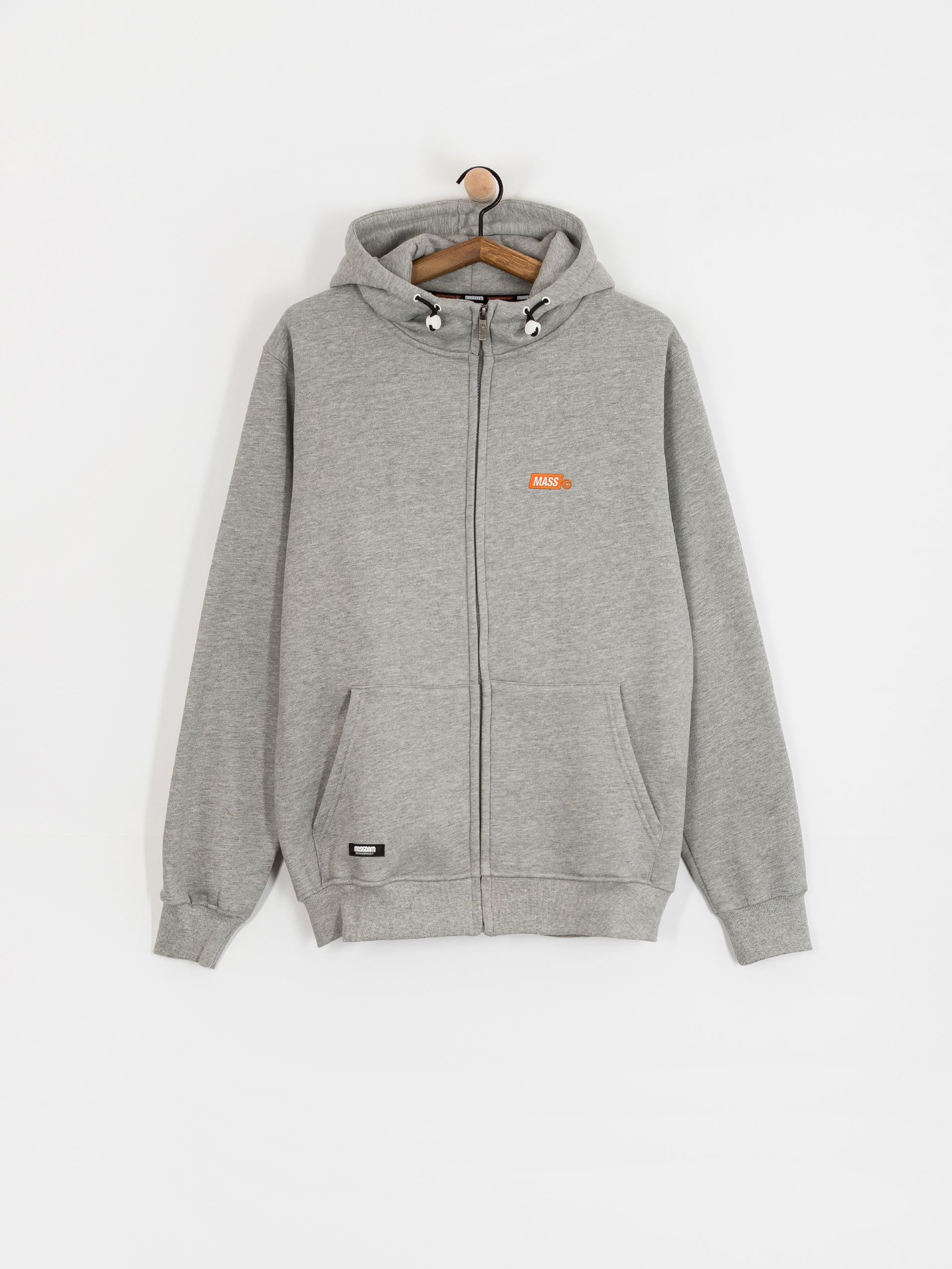 Суитшърт с качулка MassDnm Mini Box ZHD (light heather grey)