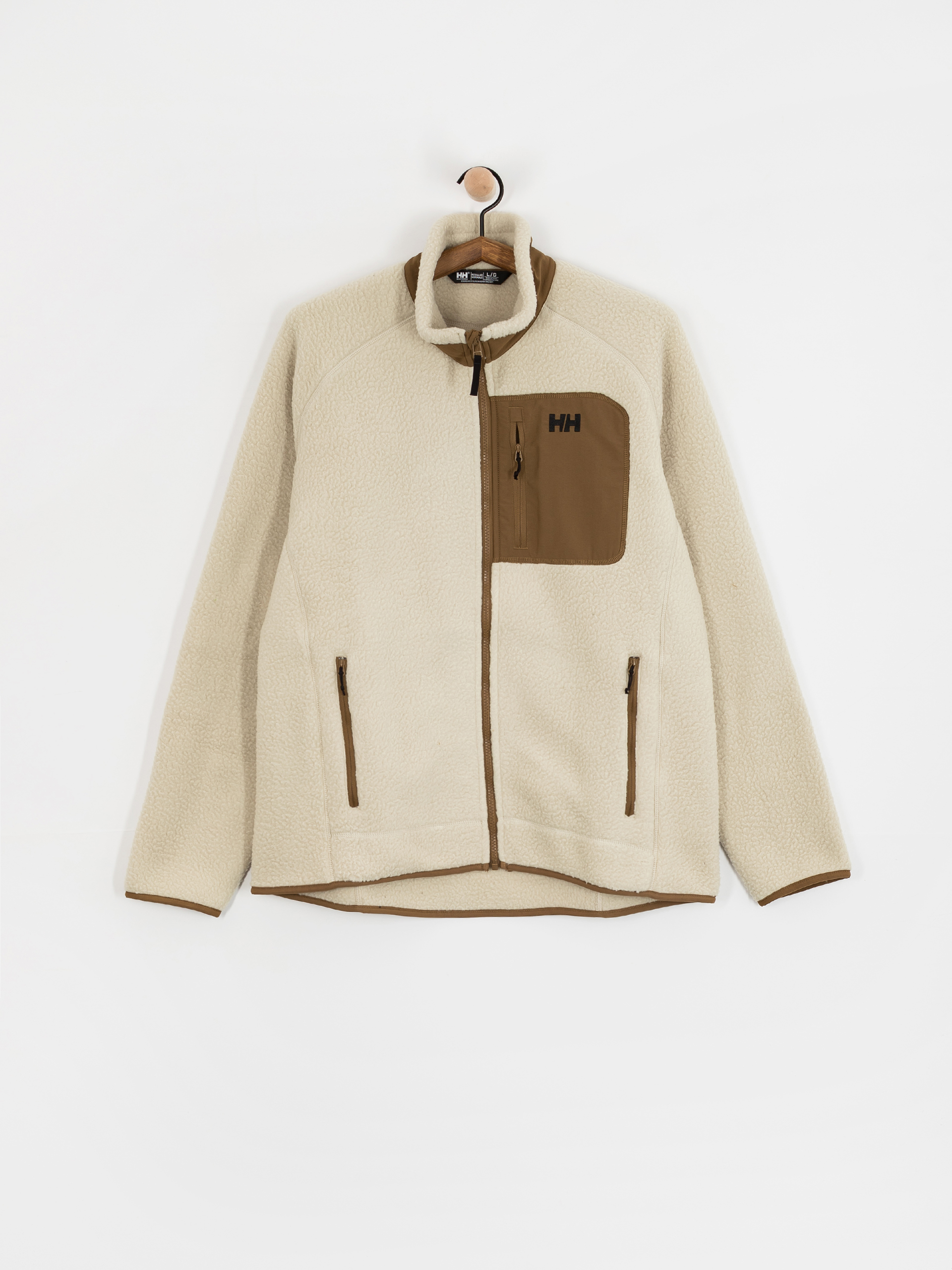 Мъжки Поларени суитшърт Helly Hansen Panorama Pile Block (pelican)