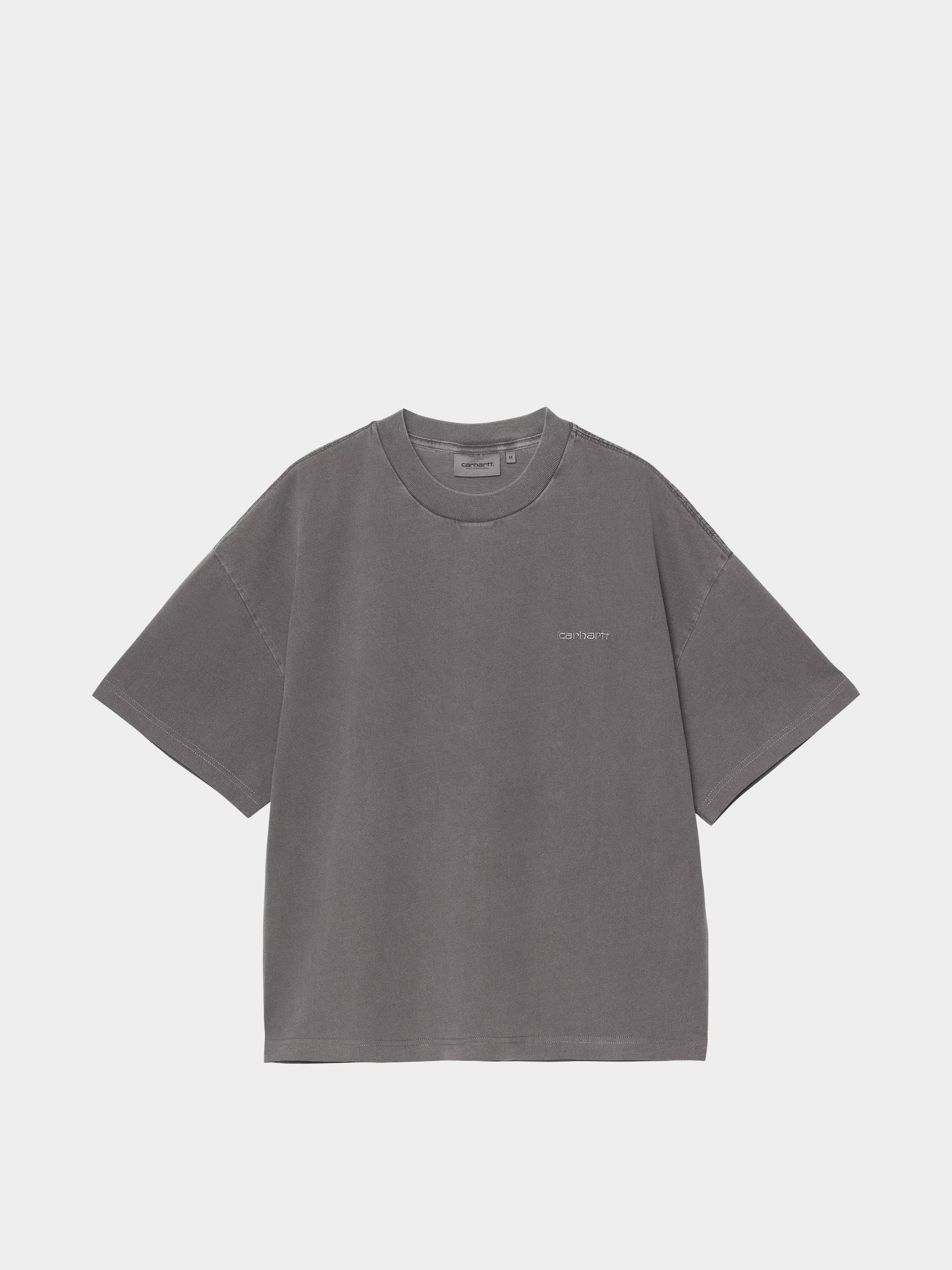 Тениска Carhartt WIP Benton (graphite/garment dyed)