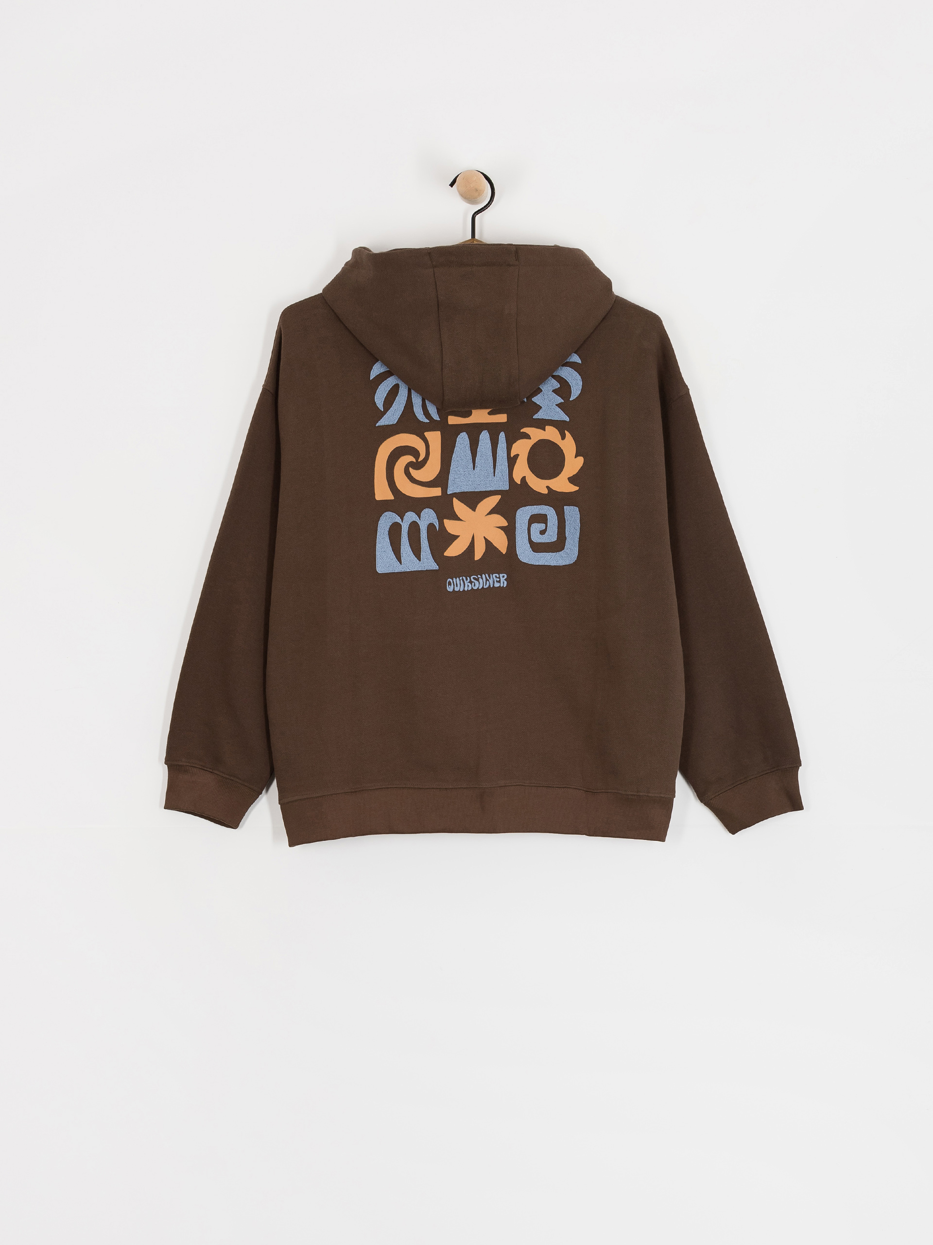Суитшърт с качулка Quiksilver Standard HD Wmn (chocolate brown)