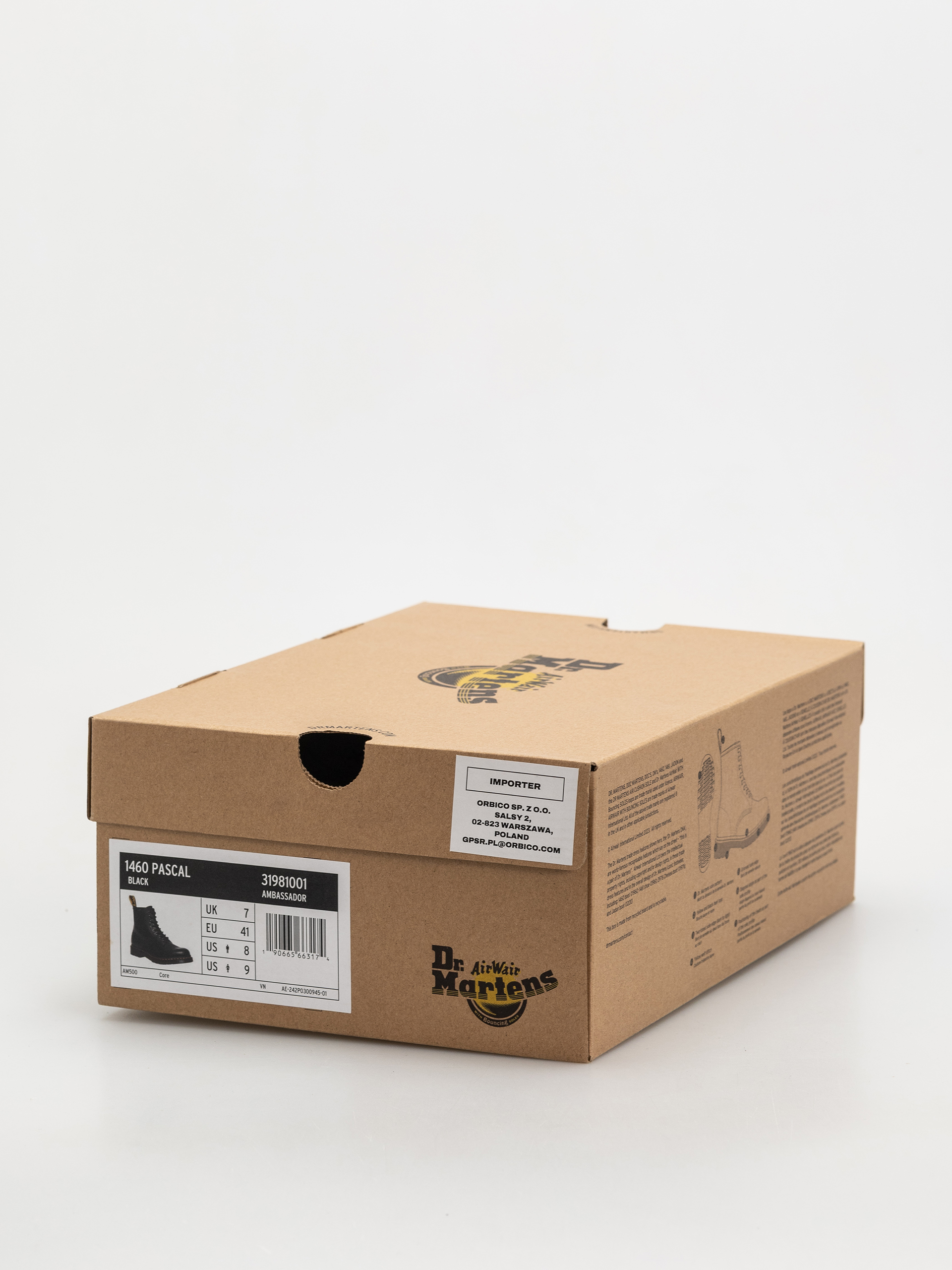 Обувки Dr. Martens 1460 Pascal (black ambassador)