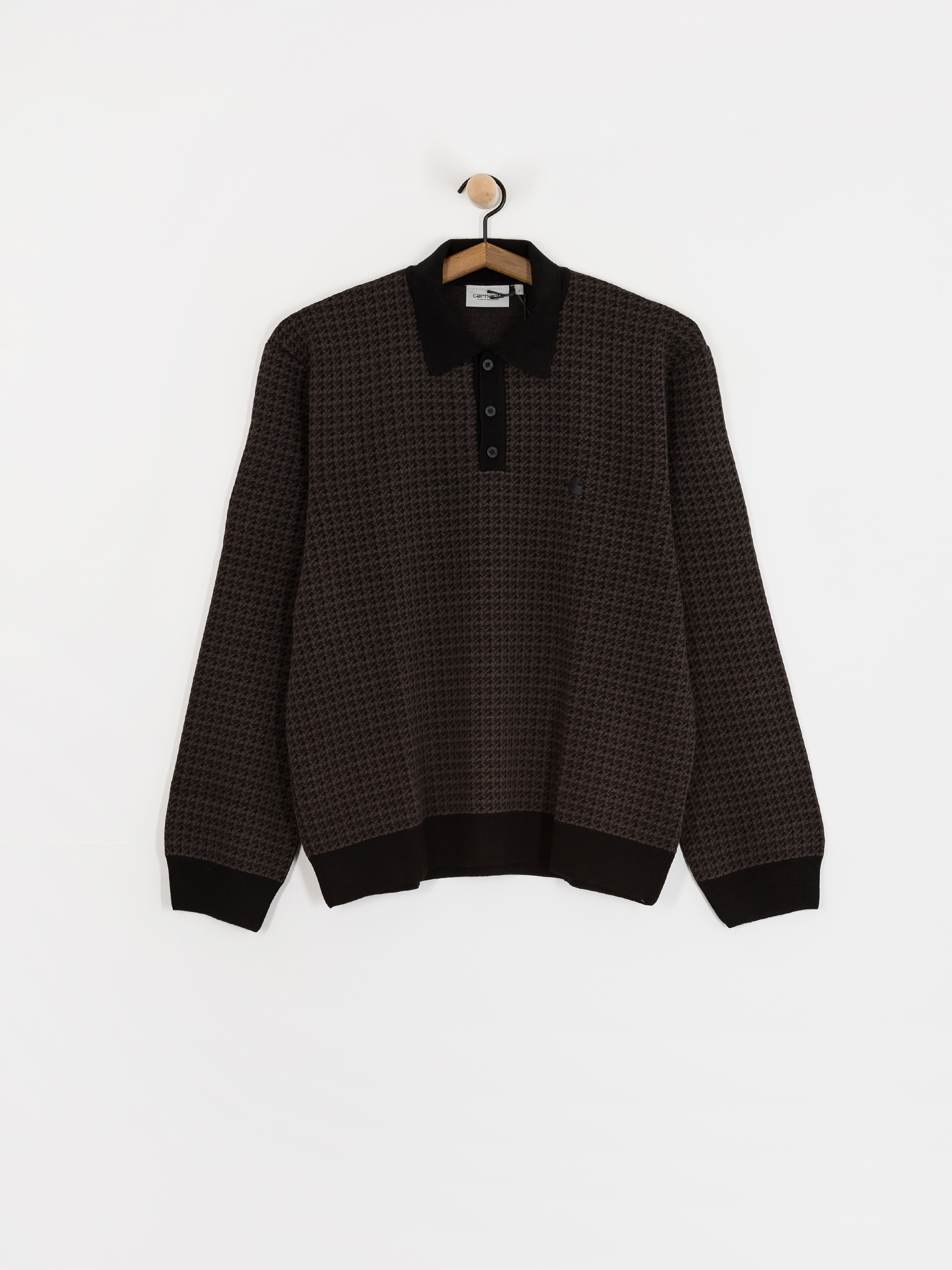 Пуловер Carhartt WIP Lowis Polo (lowis houndstooth/vitola heather)