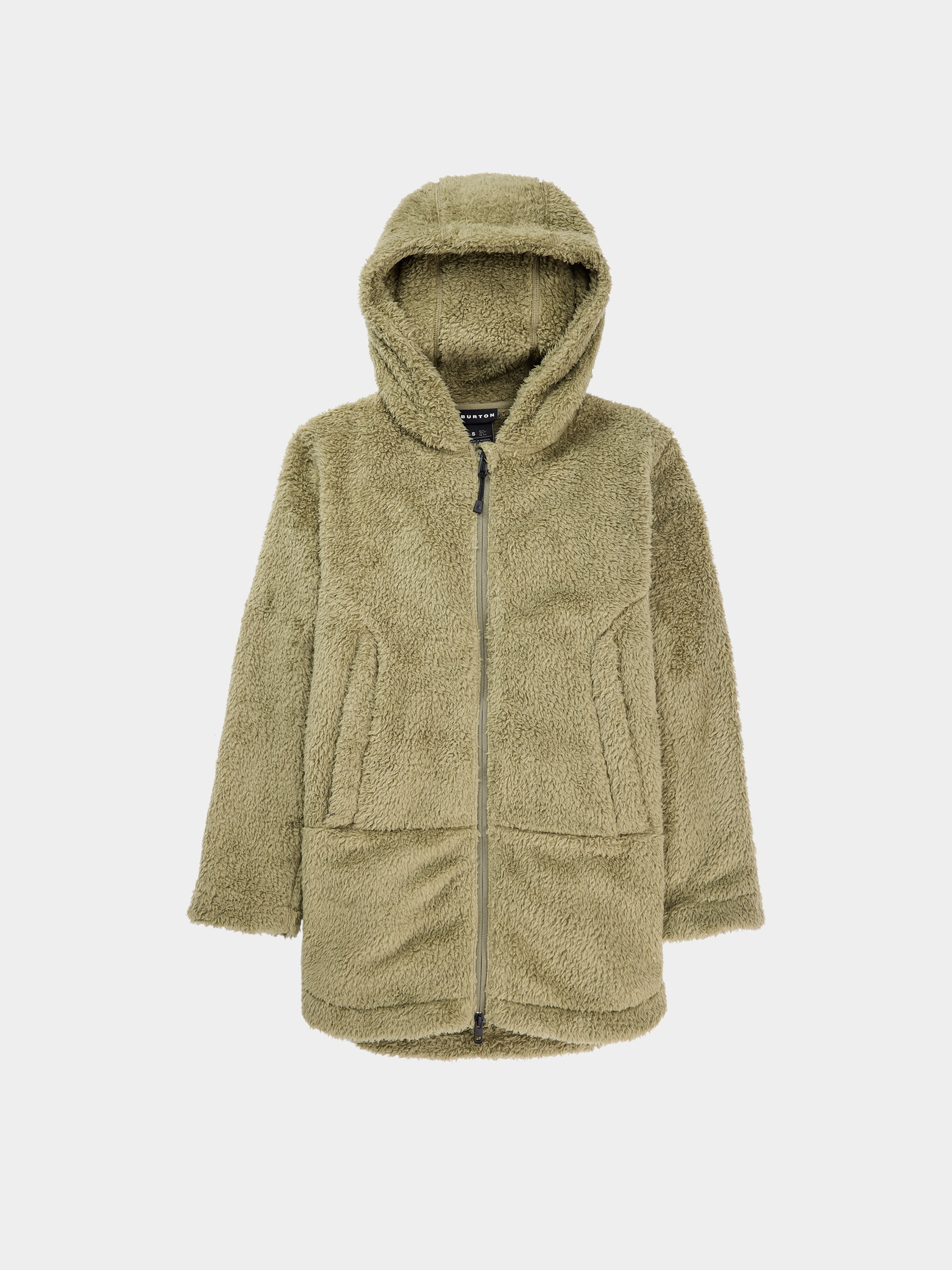 Поларени суитшърт Burton Minxy Hi Loft Full Zip Wmn (forest moss)