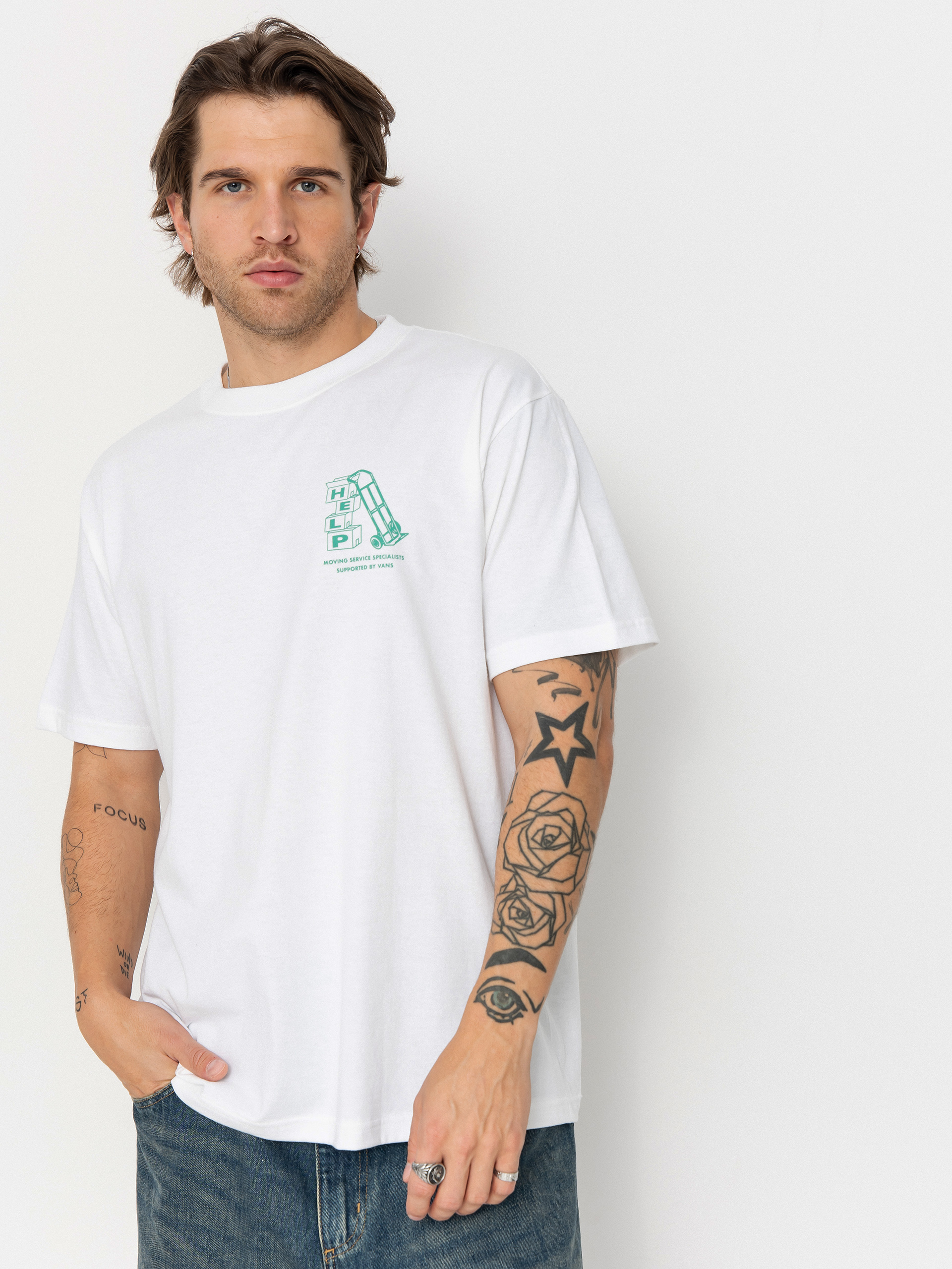 Тениска Vans Moving Co (white)