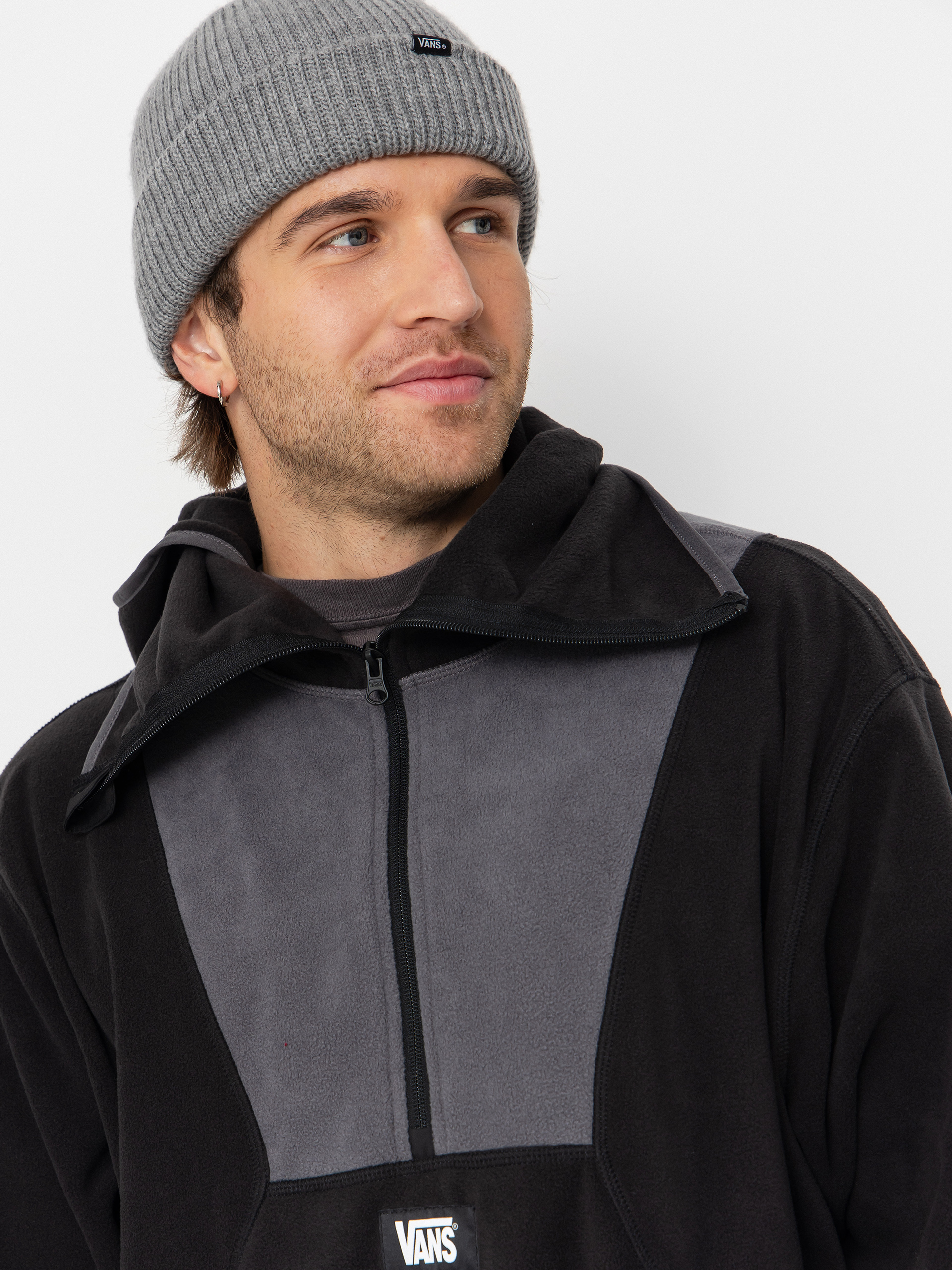 Мъжки Поларени суитшърт Vans Mte Warrens Balaclava (black)