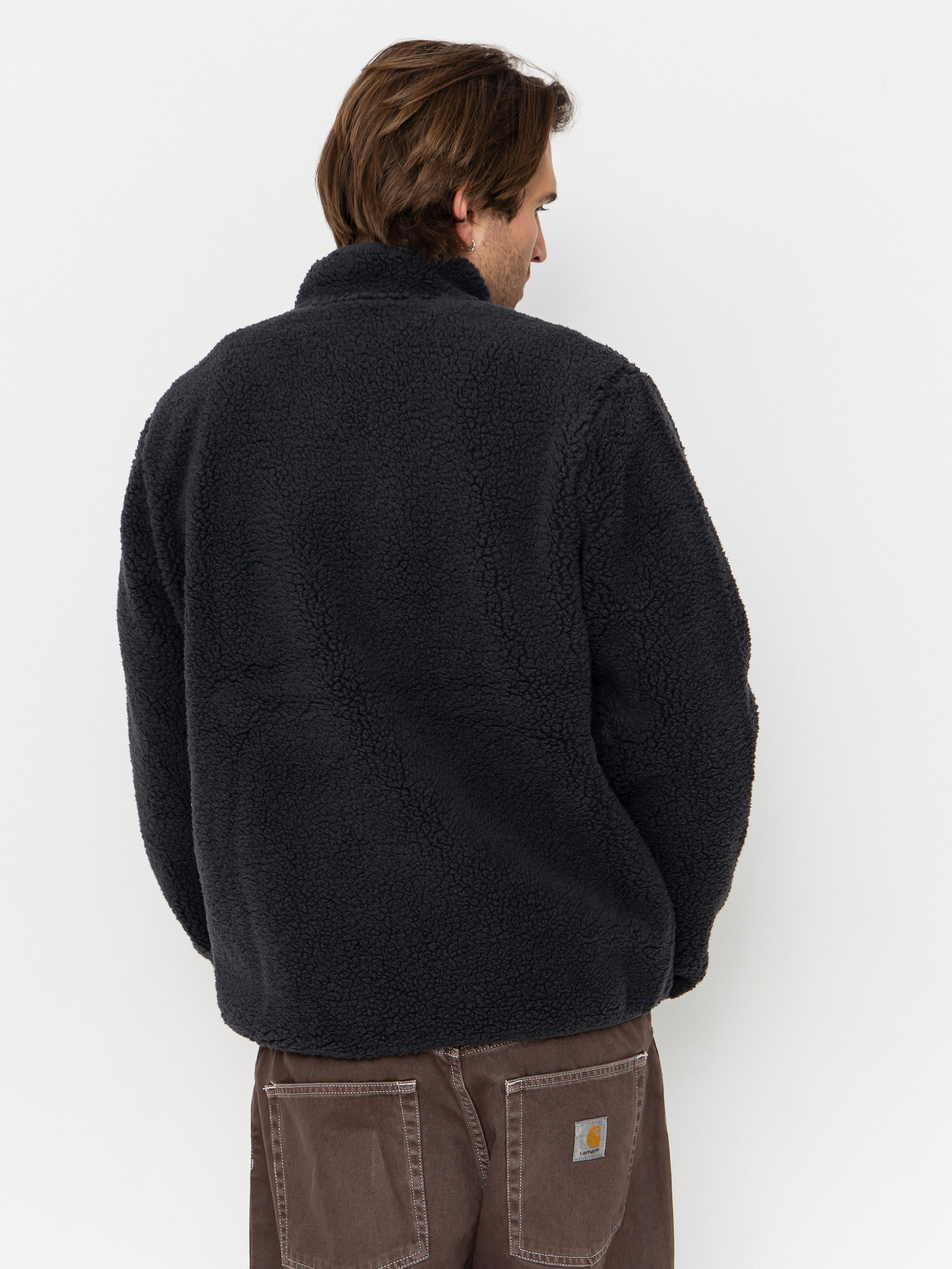 Суитшърт с качулка Volcom Storm Stone ZHD (asphalt black)