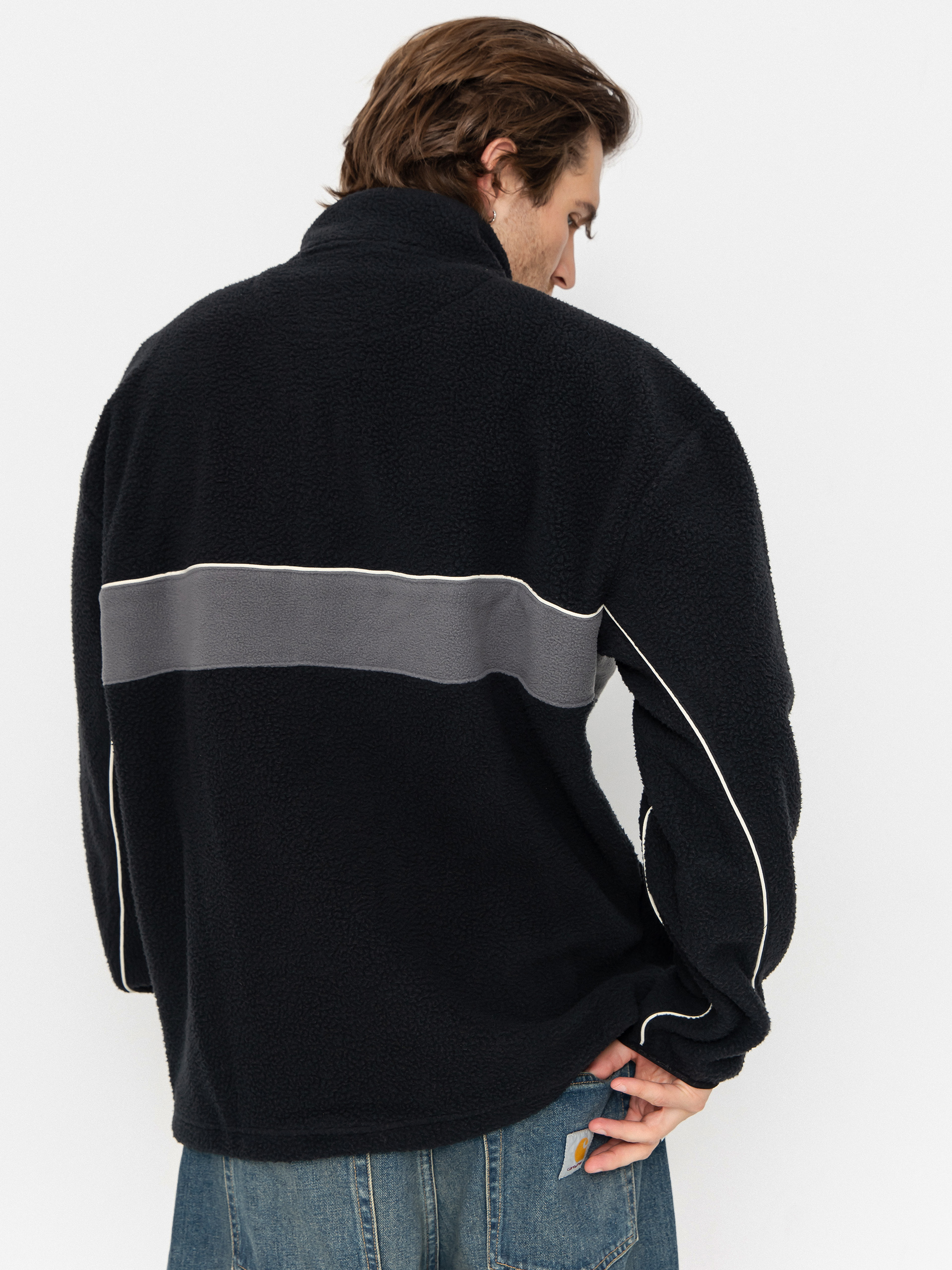 Мъжки Поларени суитшърт Quiksilver Omni Sherpa HZ (black)