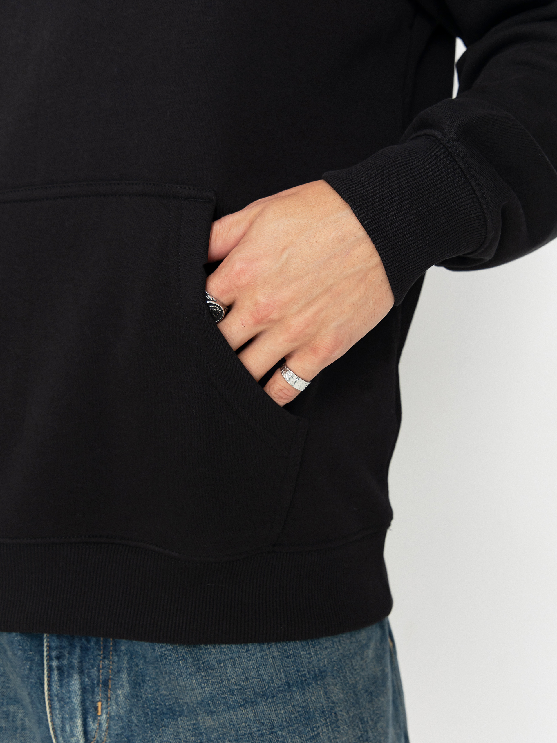 Суитшърт с качулка DC Fast Bubble HD (black)