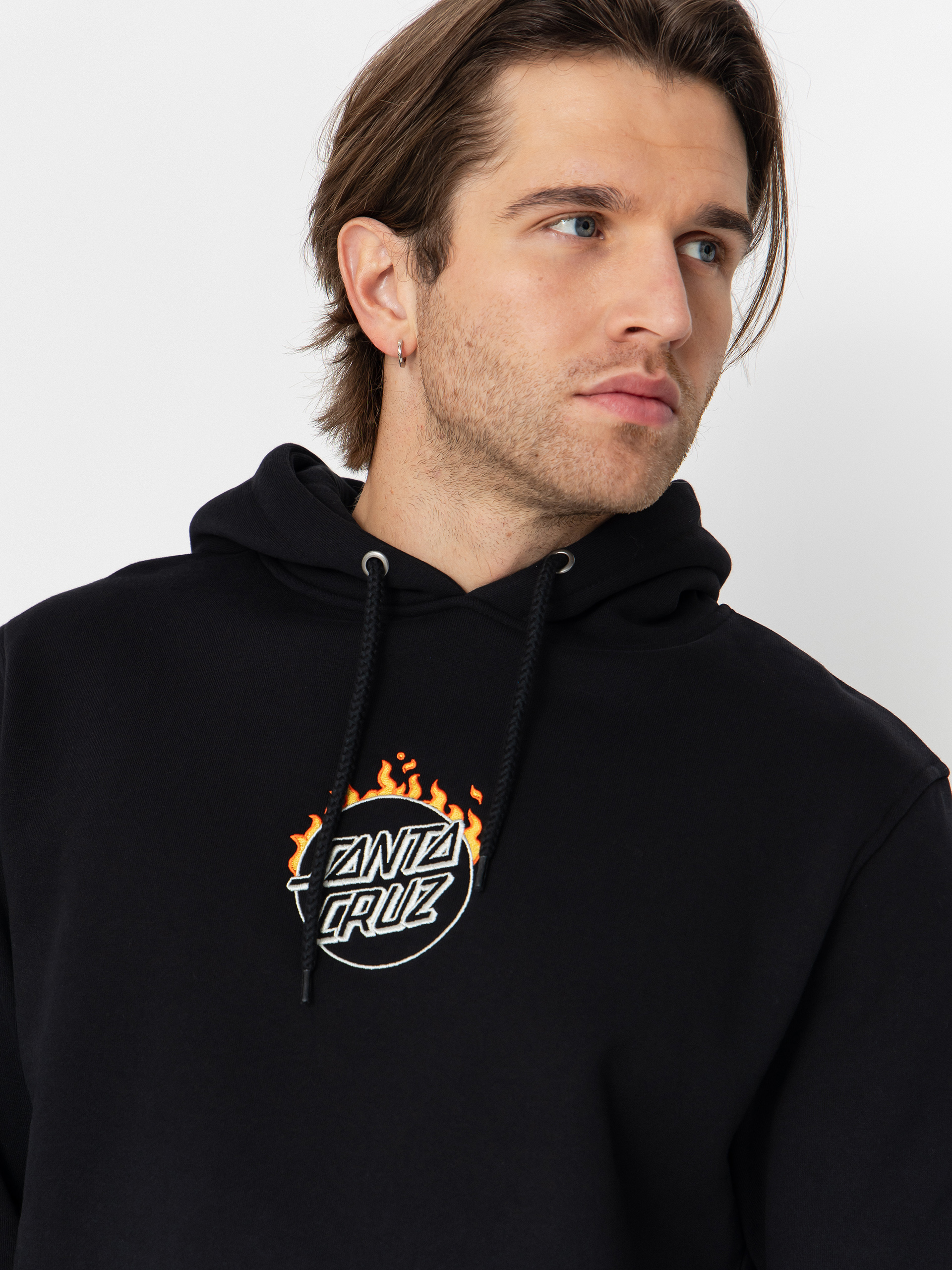 Суитшърт Santa Cruz Burnt Opus Front (black)