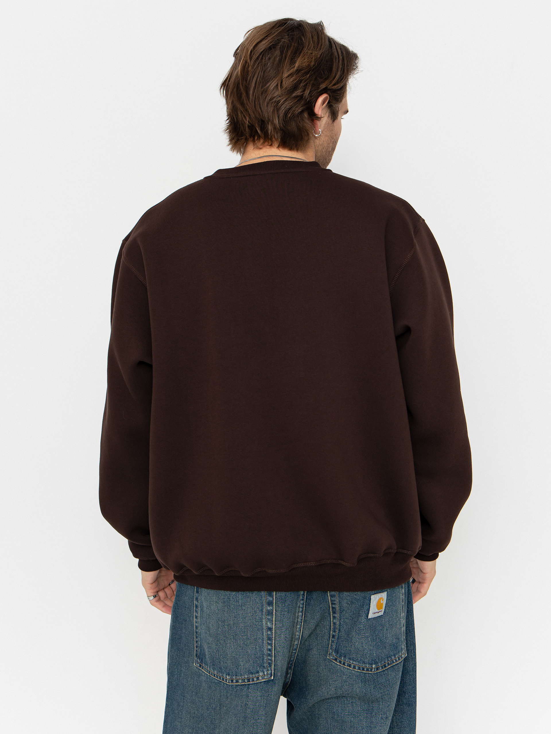 Суитшърт Youth Skateboards Skate Rat Crew (chocolate)