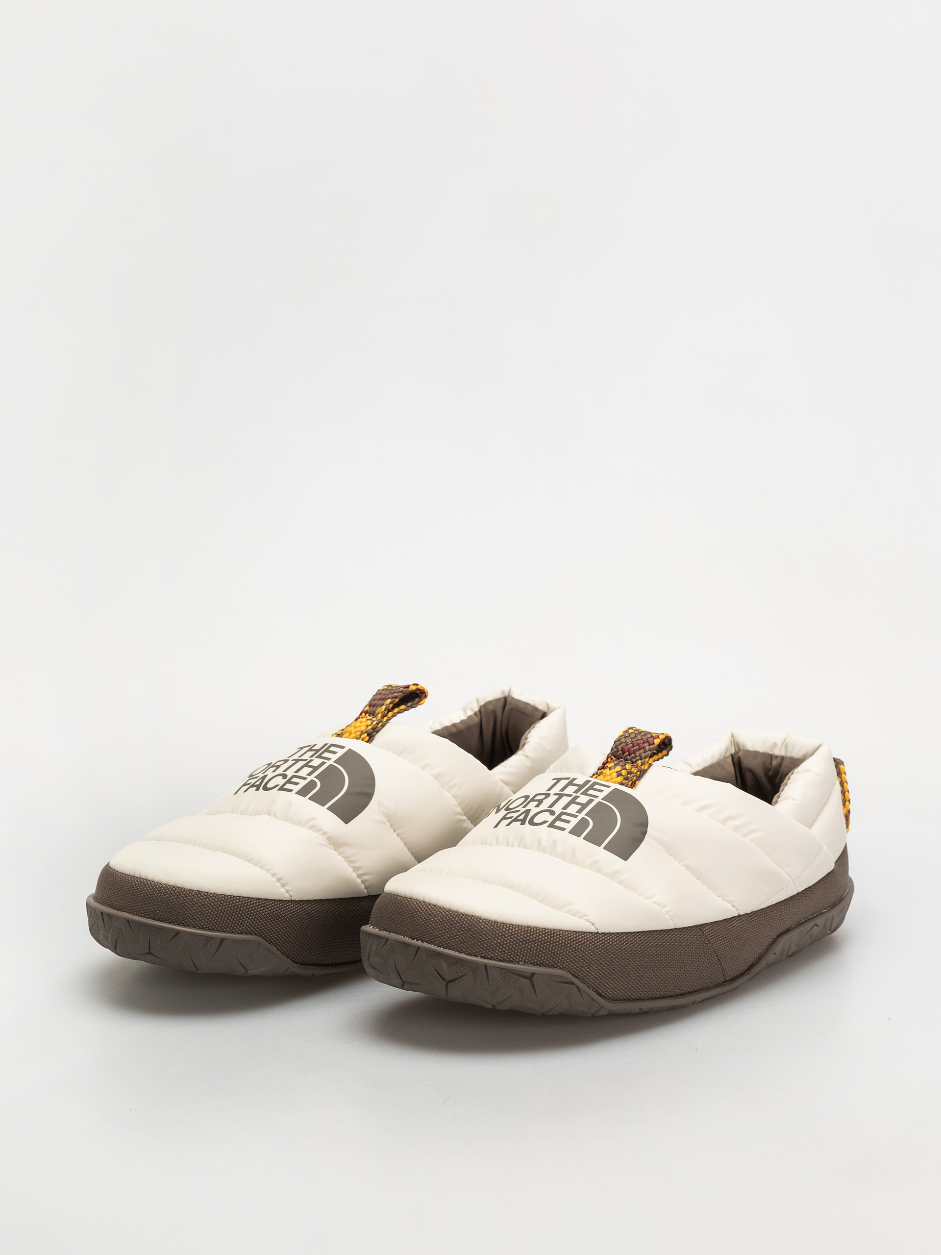 Обувки The North Face Nuptse Mule Wmn (white dune/mocha brown)