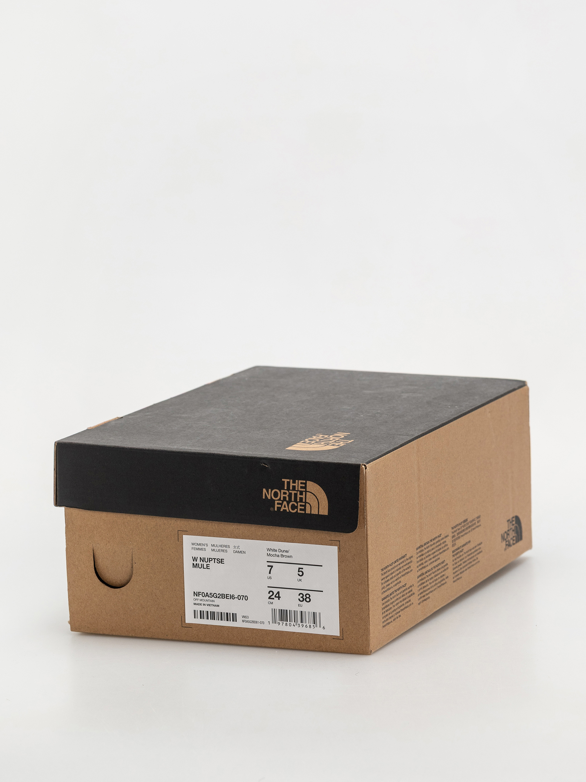 Обувки The North Face Nuptse Mule Wmn (white dune/mocha brown)