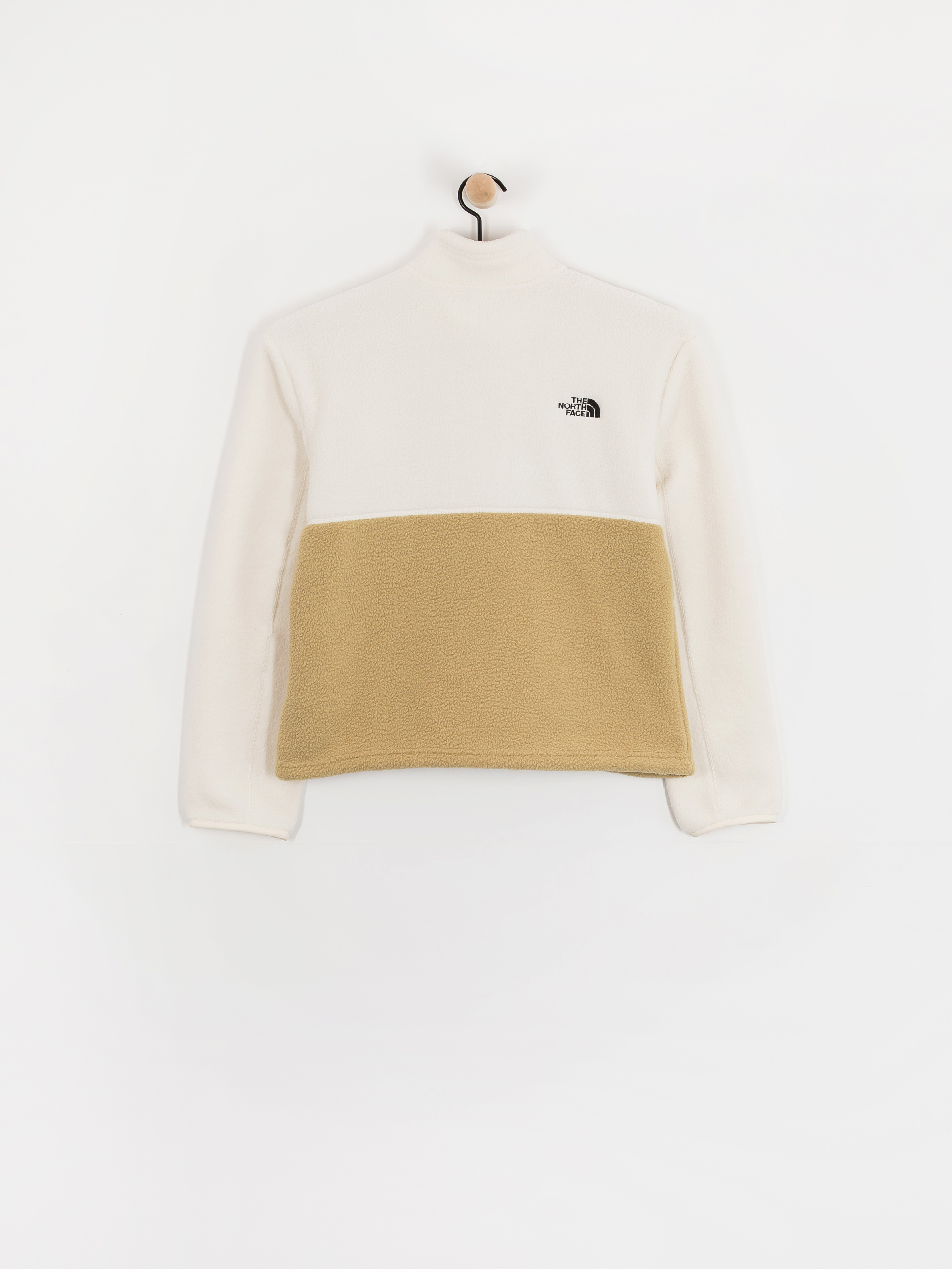 Мъжки Поларени суитшърт The North Face Yumiori 1/4 Zip (khaki stone/white dune/)