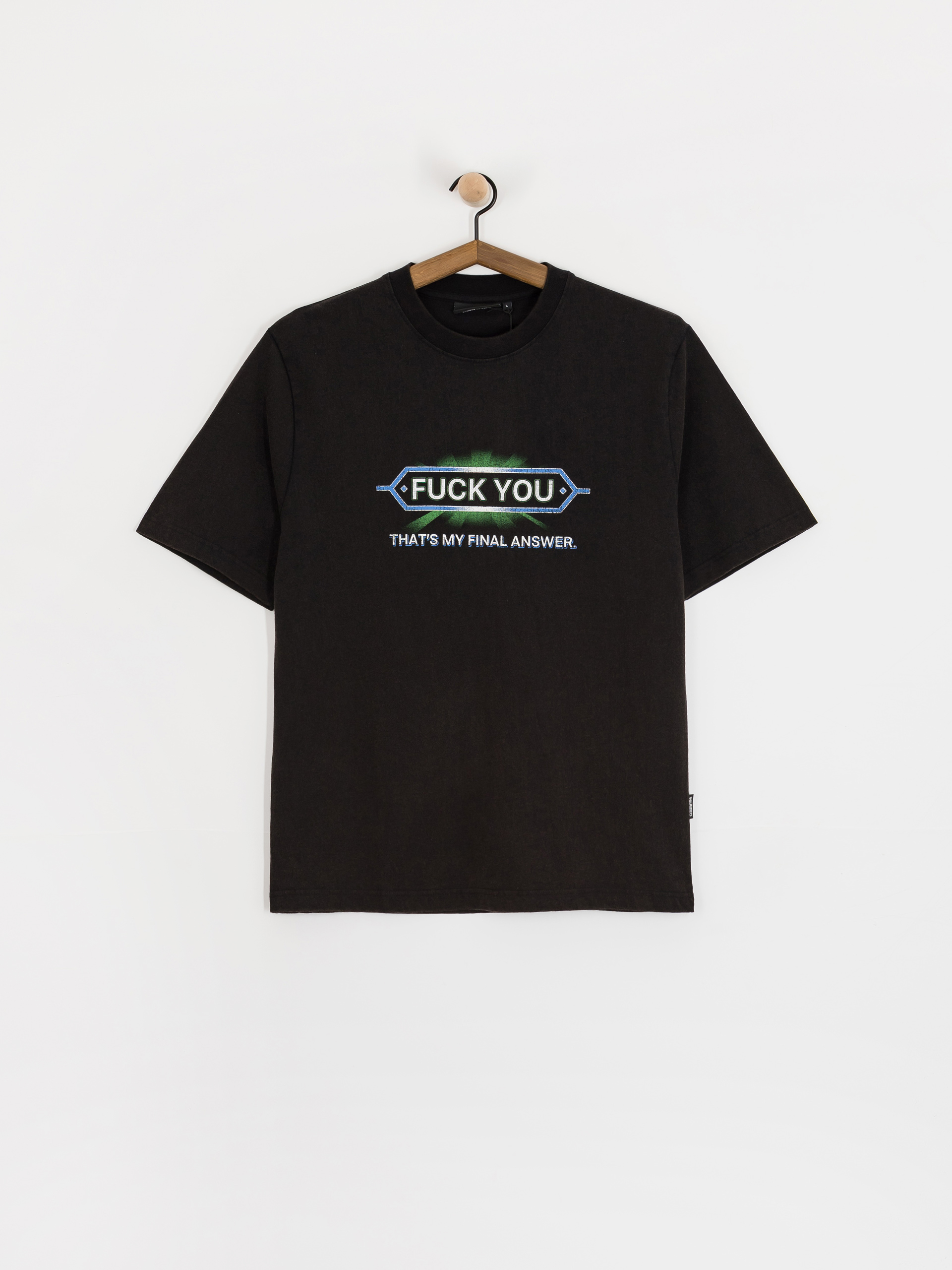 Тениска Wasted Paris Answear (faded black)